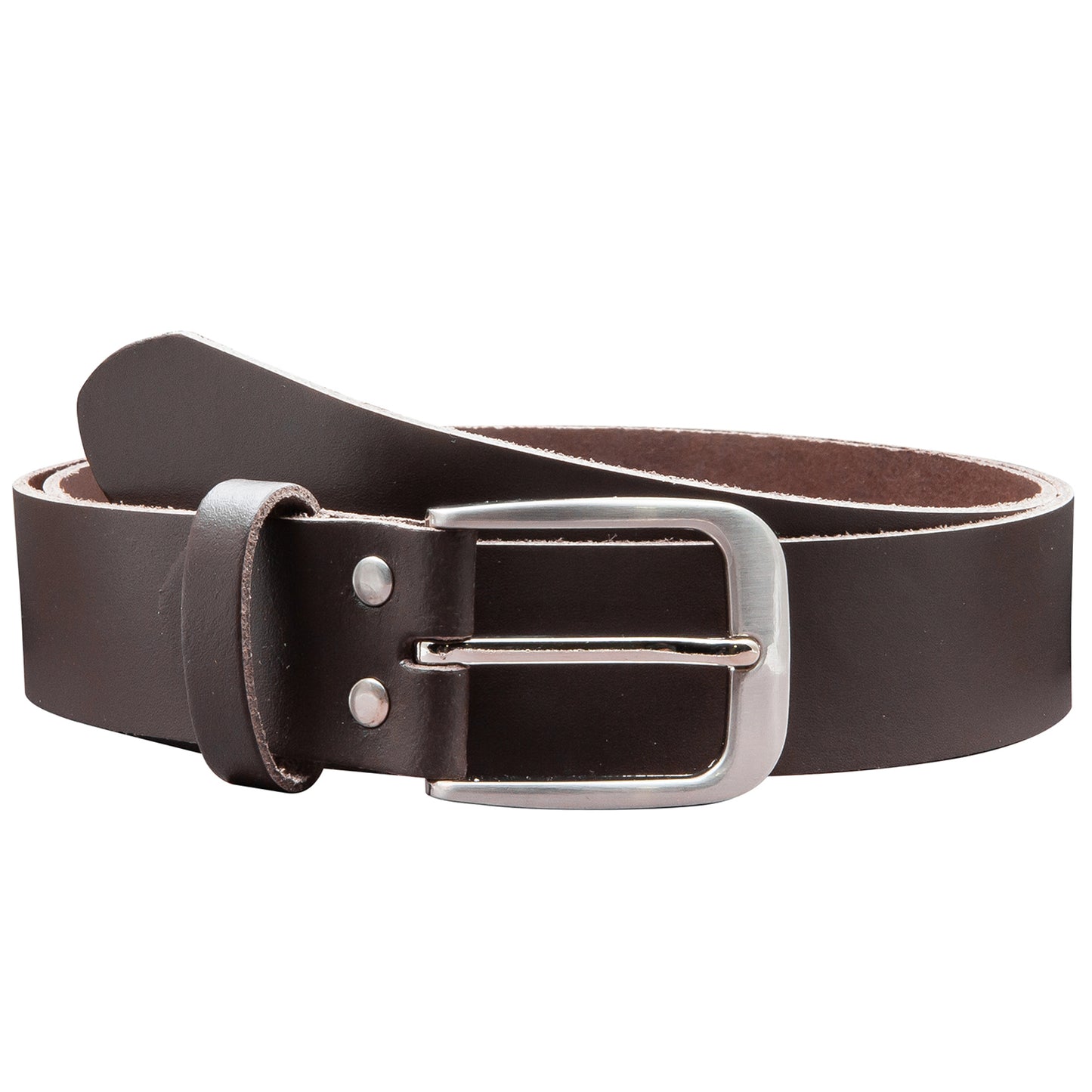 35 mm Gürtel Spaltleder Modell EH428-SL-Dunkelbraun