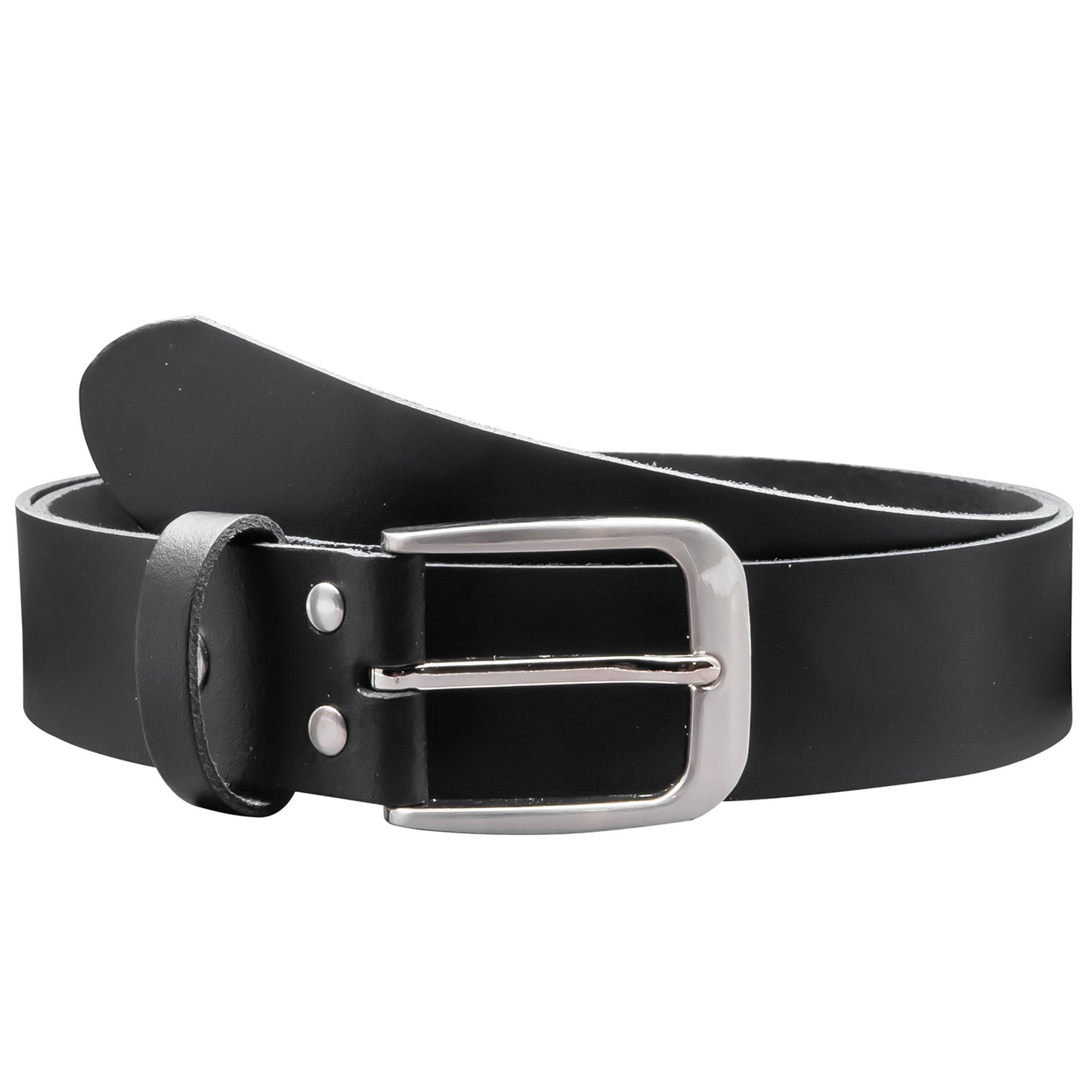 35 mm Gürtel Spaltleder Modell EH428-SL-Schwarz