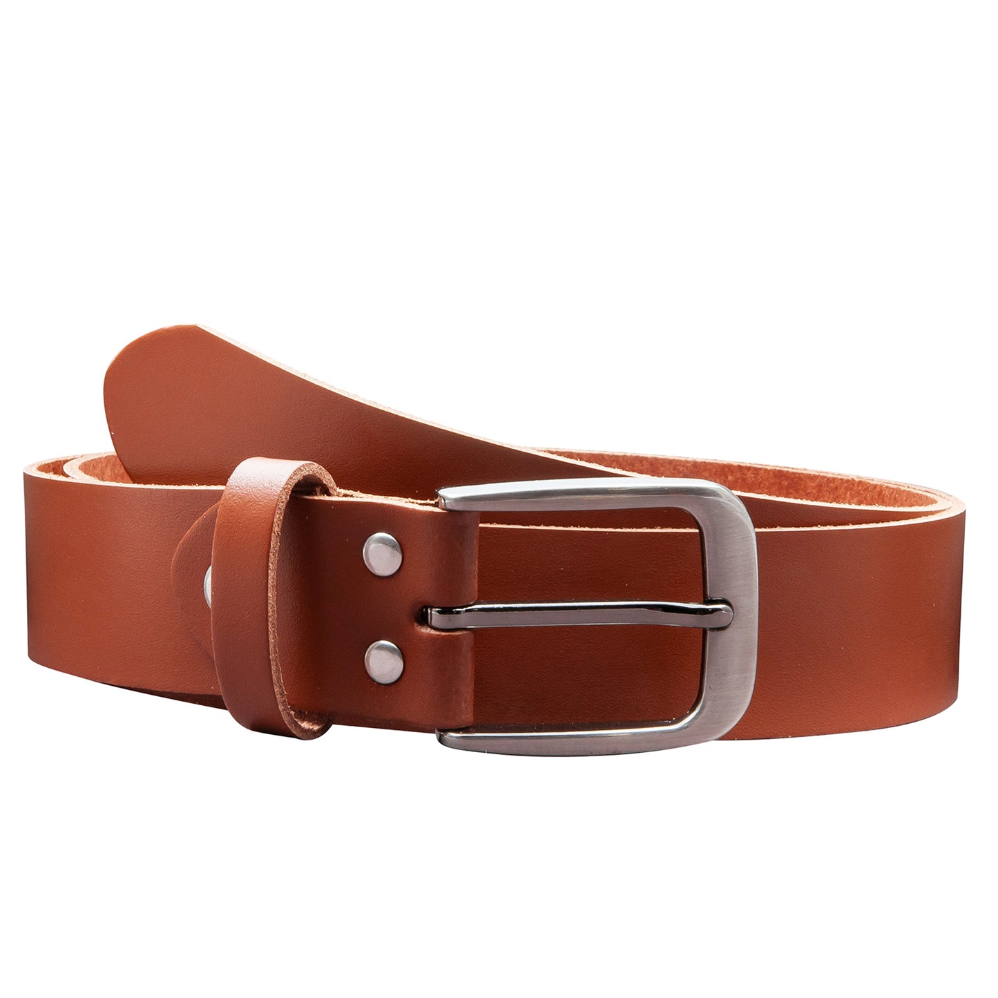 35 mm Gürtel Spaltleder Modell EH434-SL-Cognac