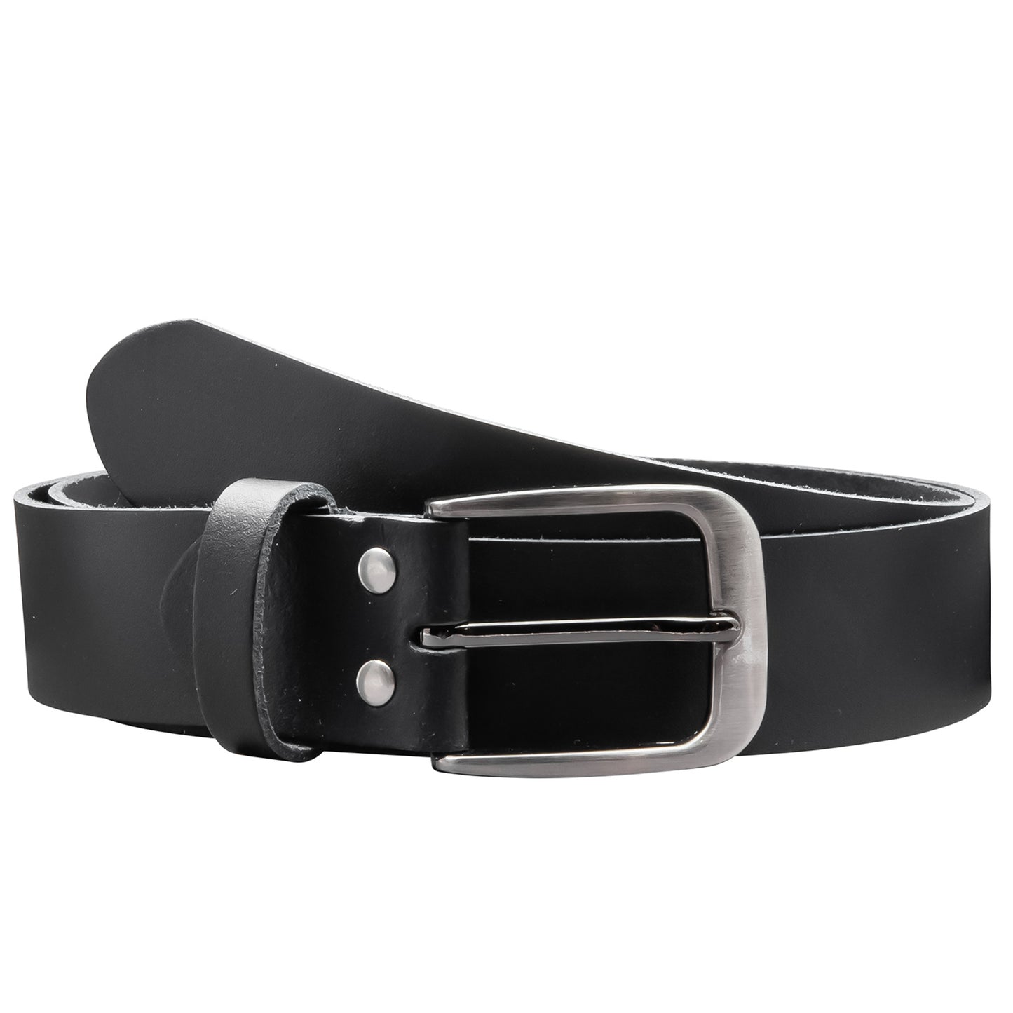 35 mm Gürtel Spaltleder Modell EH434-SL-Schwarz