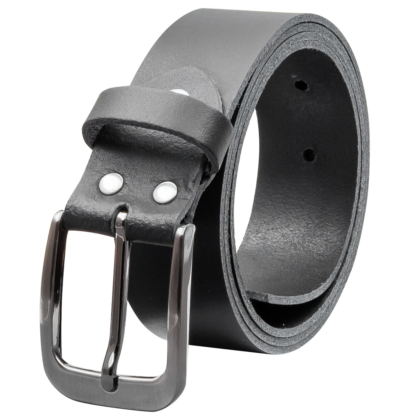 35 mm Gürtel Spaltleder Modell EH434-SL-Schwarz