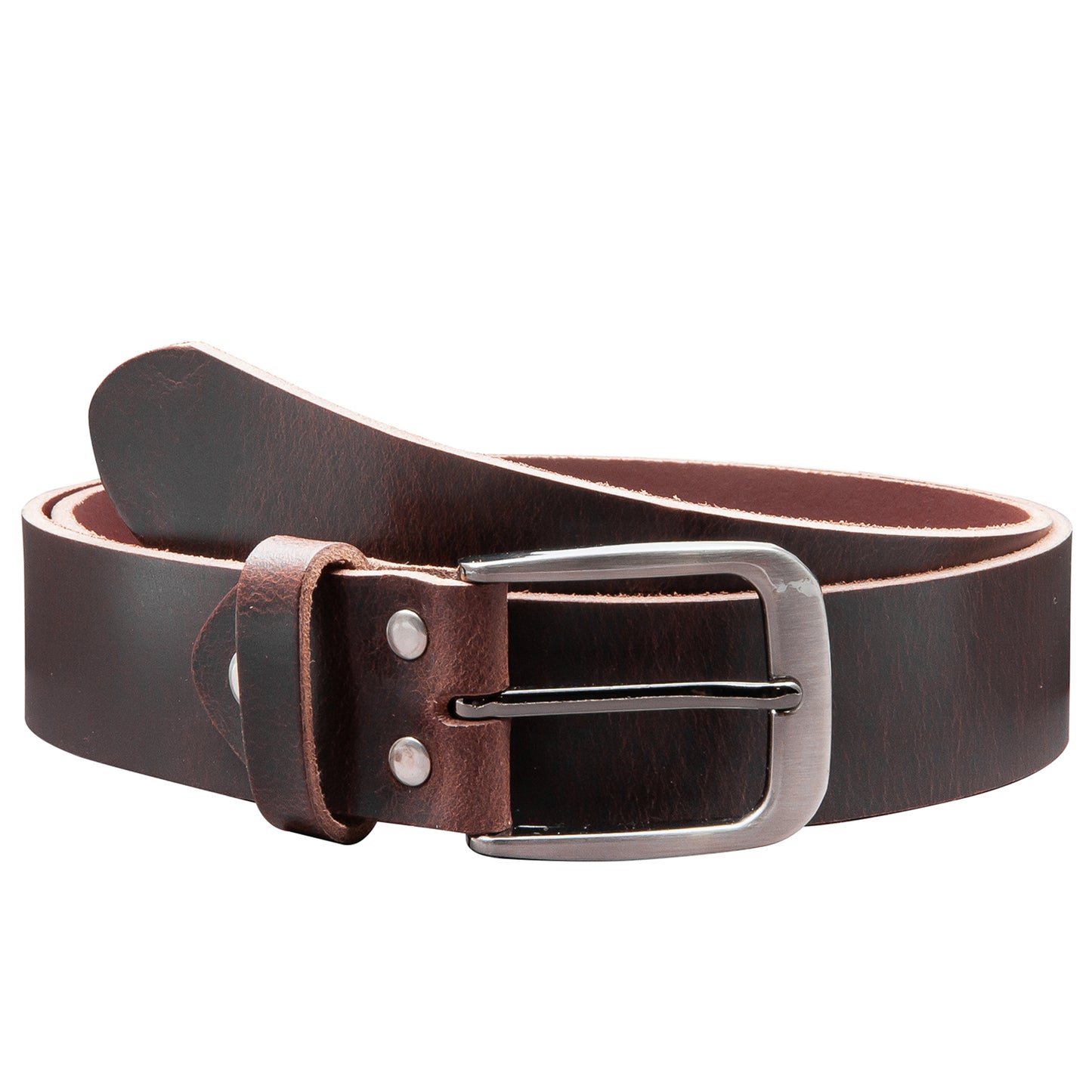 35 mm Gürtel Vollleder Modell EH434-VL-Dunkelbraun