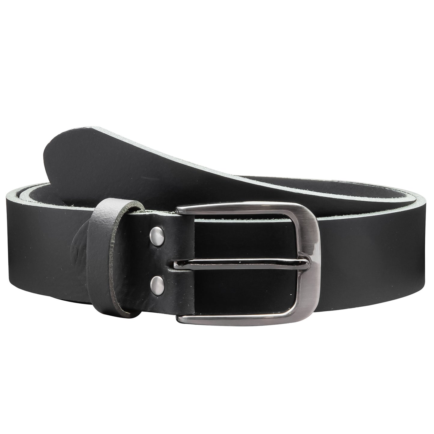 35 mm Gürtel Vollleder Modell EH434-VL-Schwarz