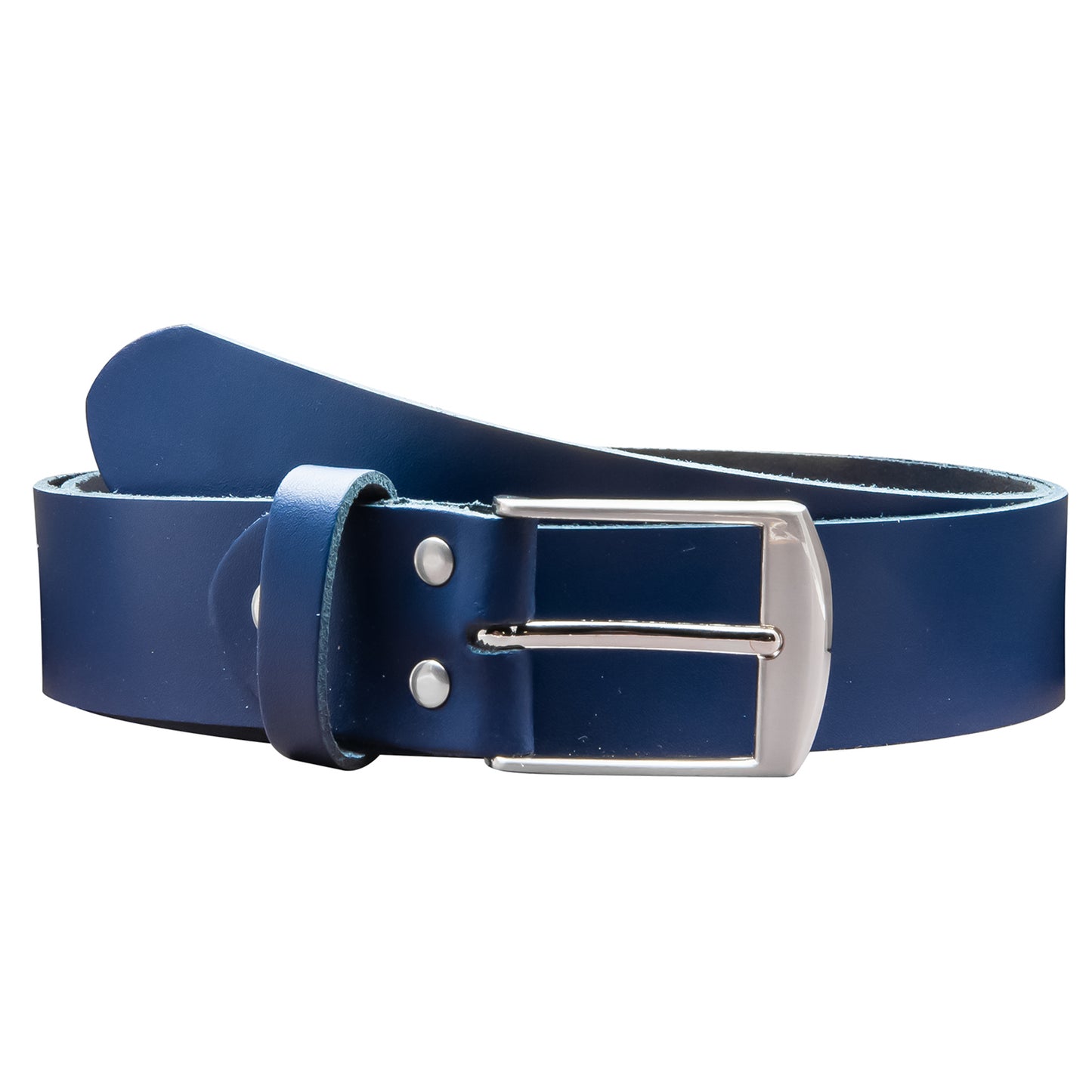 35 mm Gürtel Spaltleder Modell EH49-SL-Dunkelblau