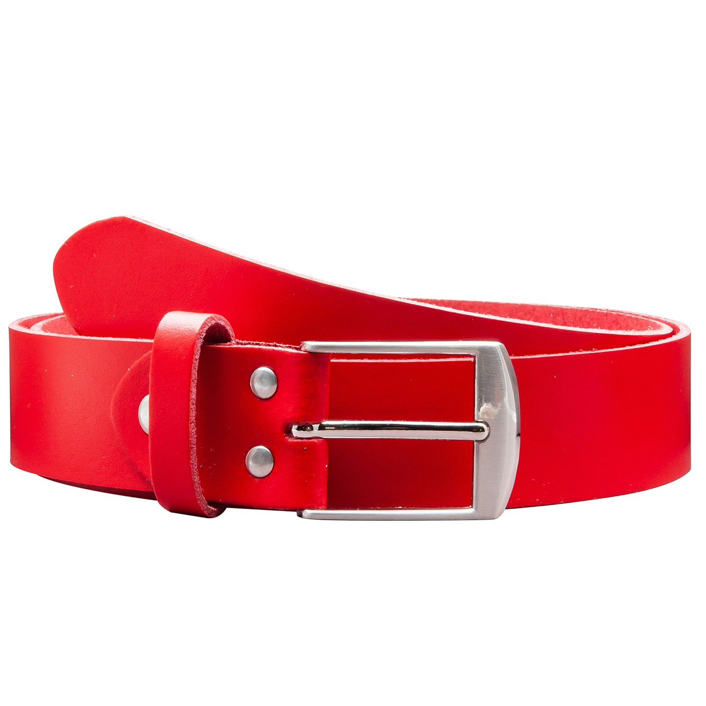 35 mm Gürtel Spaltleder Modell EH49-SL-Rot