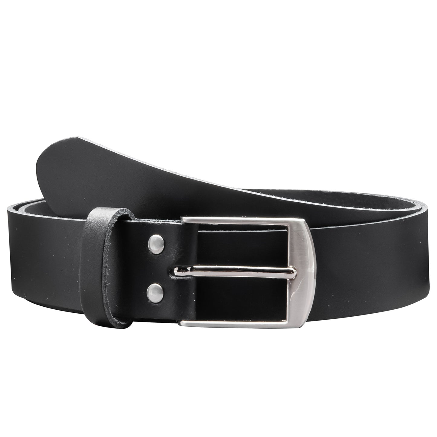 35 mm Gürtel Spaltleder Modell EH49-SL-Schwarz