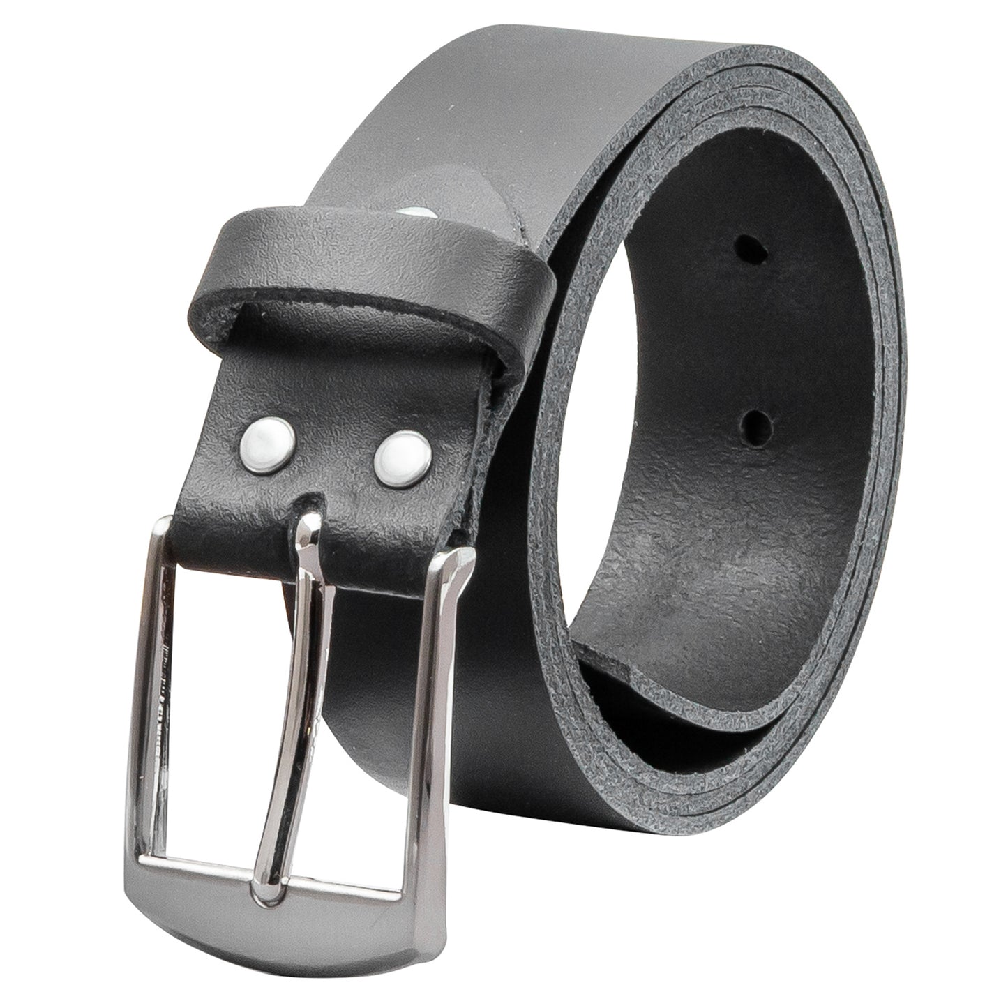 35 mm Gürtel Spaltleder Modell EH49-SL-Schwarz