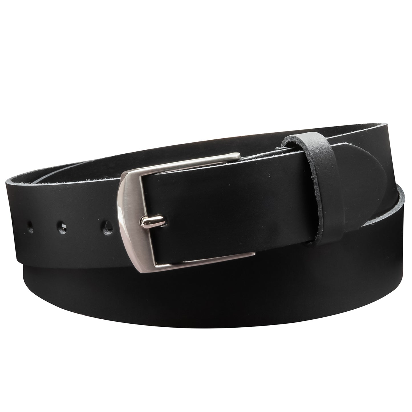 35 mm Gürtel Spaltleder Modell EH49-SL-Schwarz