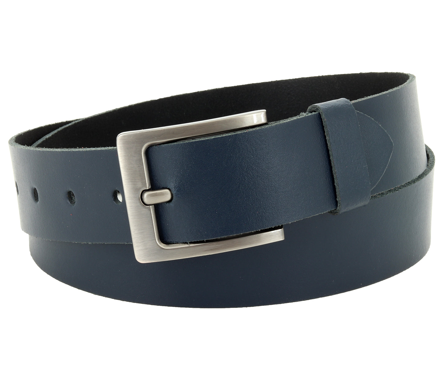 40 mm Gürtel Spaltleder Modell EH51-SL-Dunkelblau