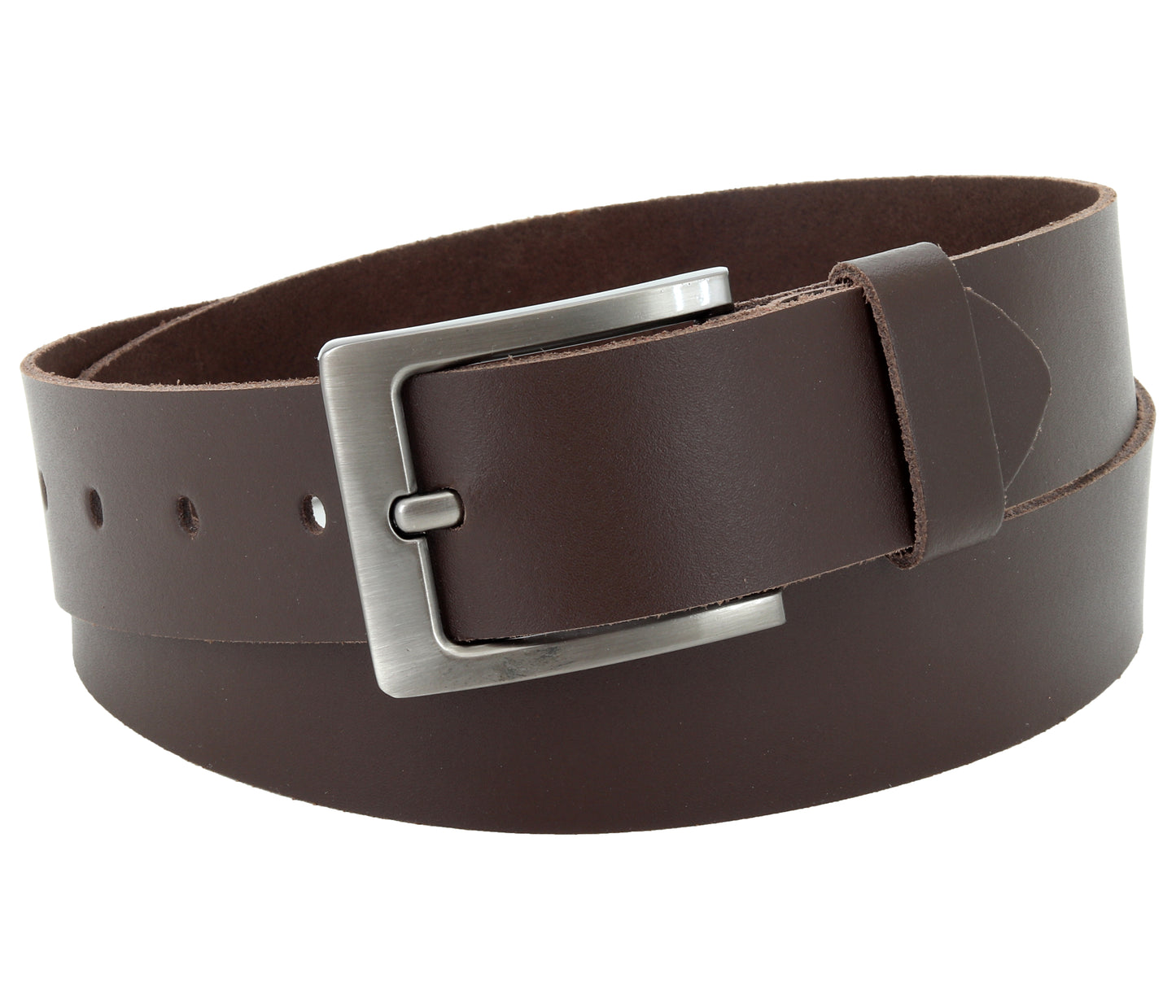 40 mm Gürtel Spaltleder Modell EH51-SL-Dunkelbraun
