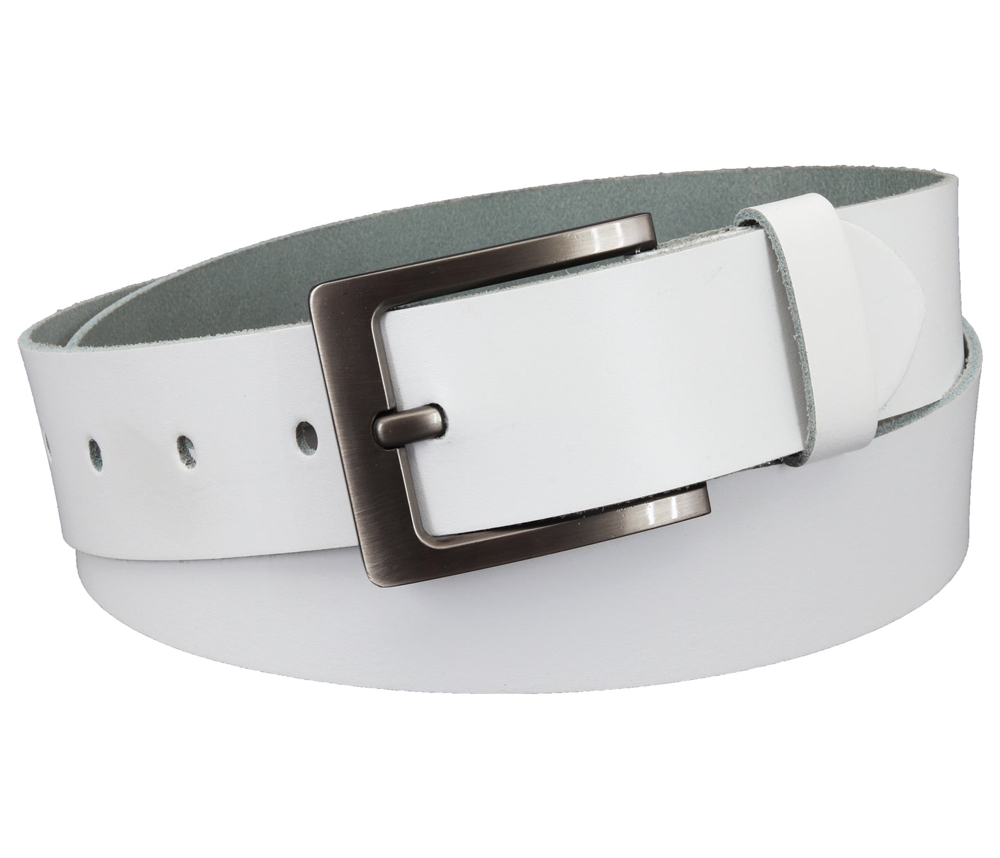 40 mm Gürtel Spaltleder Modell EH51-SL-Weiss