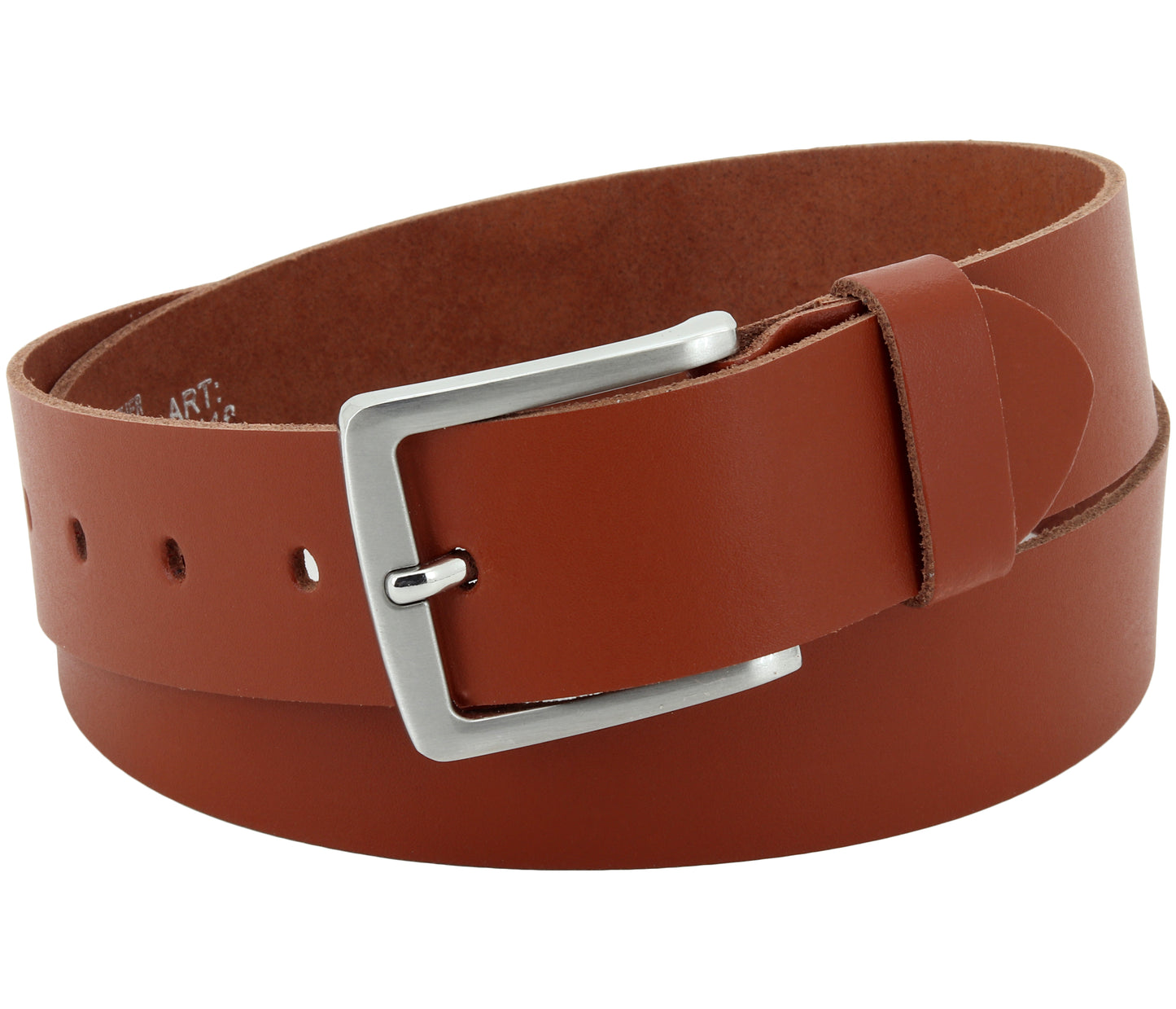 40 mm Gürtel Spaltleder Modell EH518-SL-Cognac