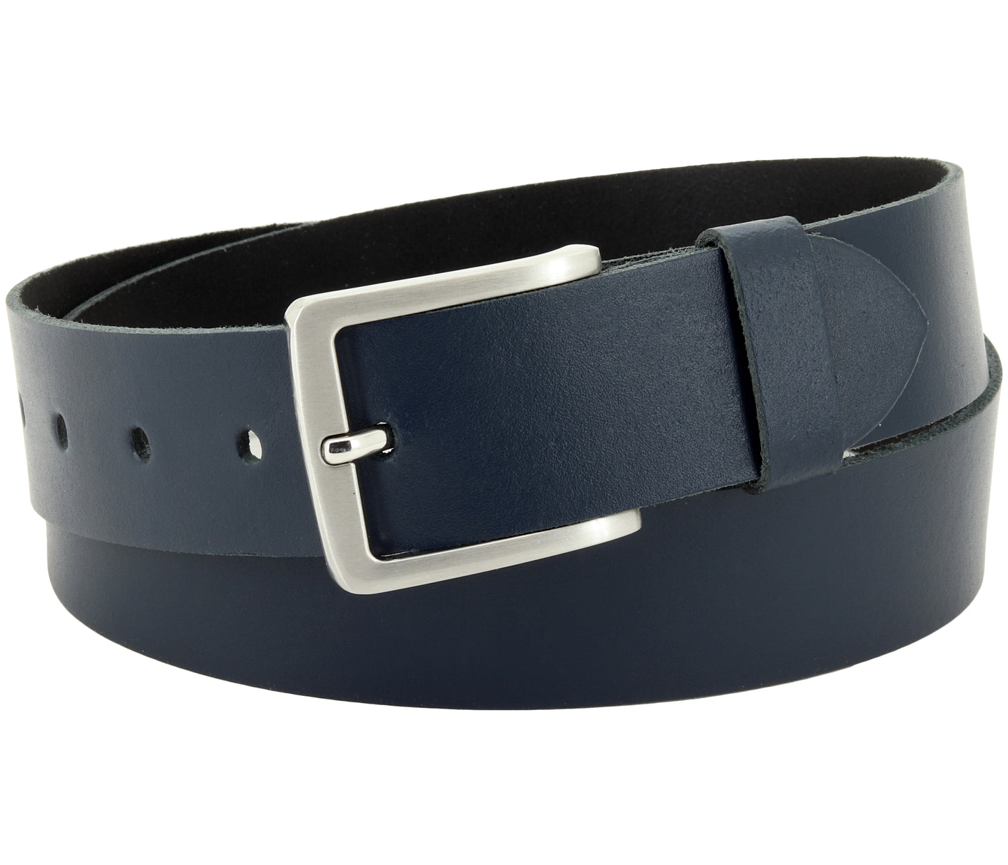 40 mm Gürtel Spaltleder Modell EH518-SL-Dunkelblau