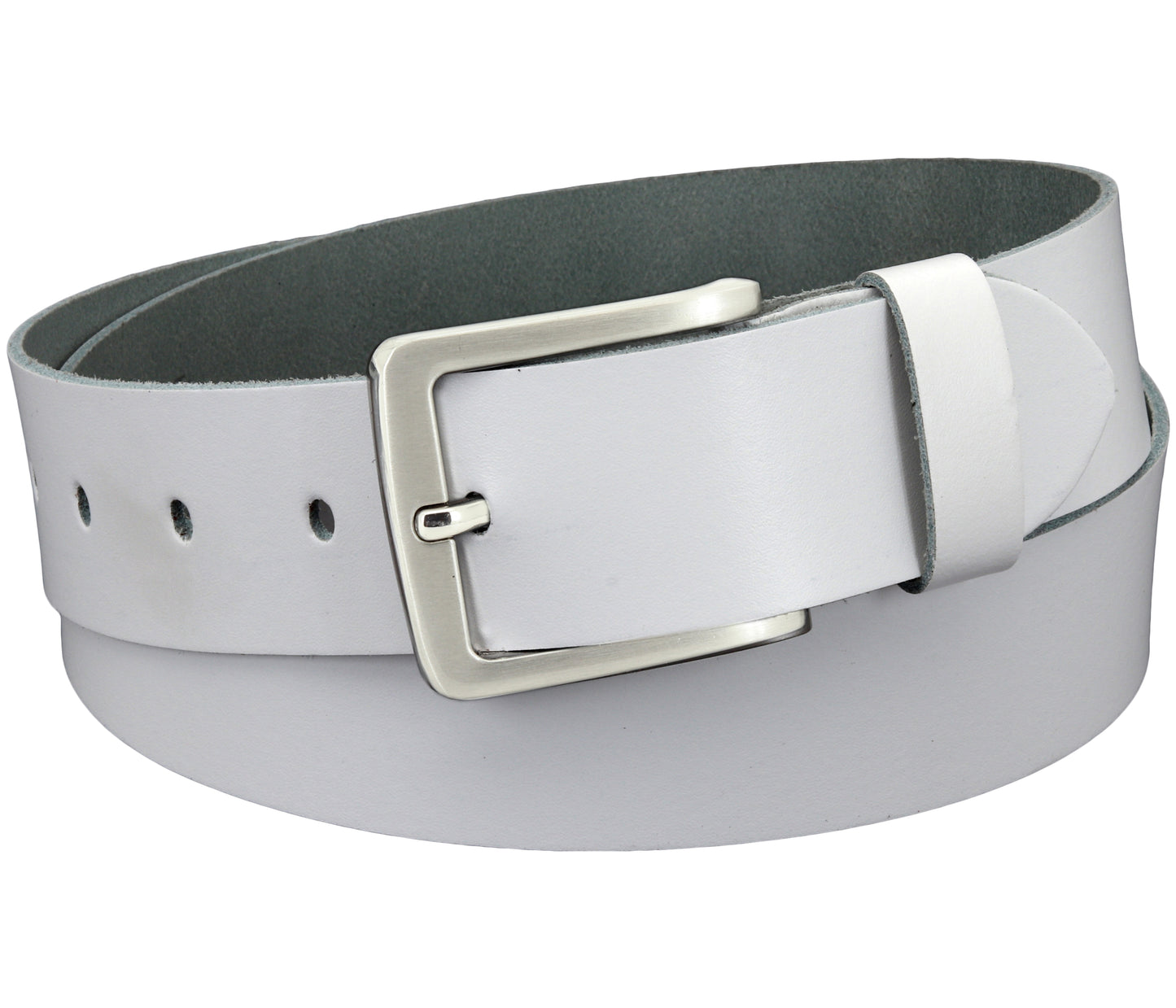 40 mm Gürtel Spaltleder Modell EH518-SL-Weiss