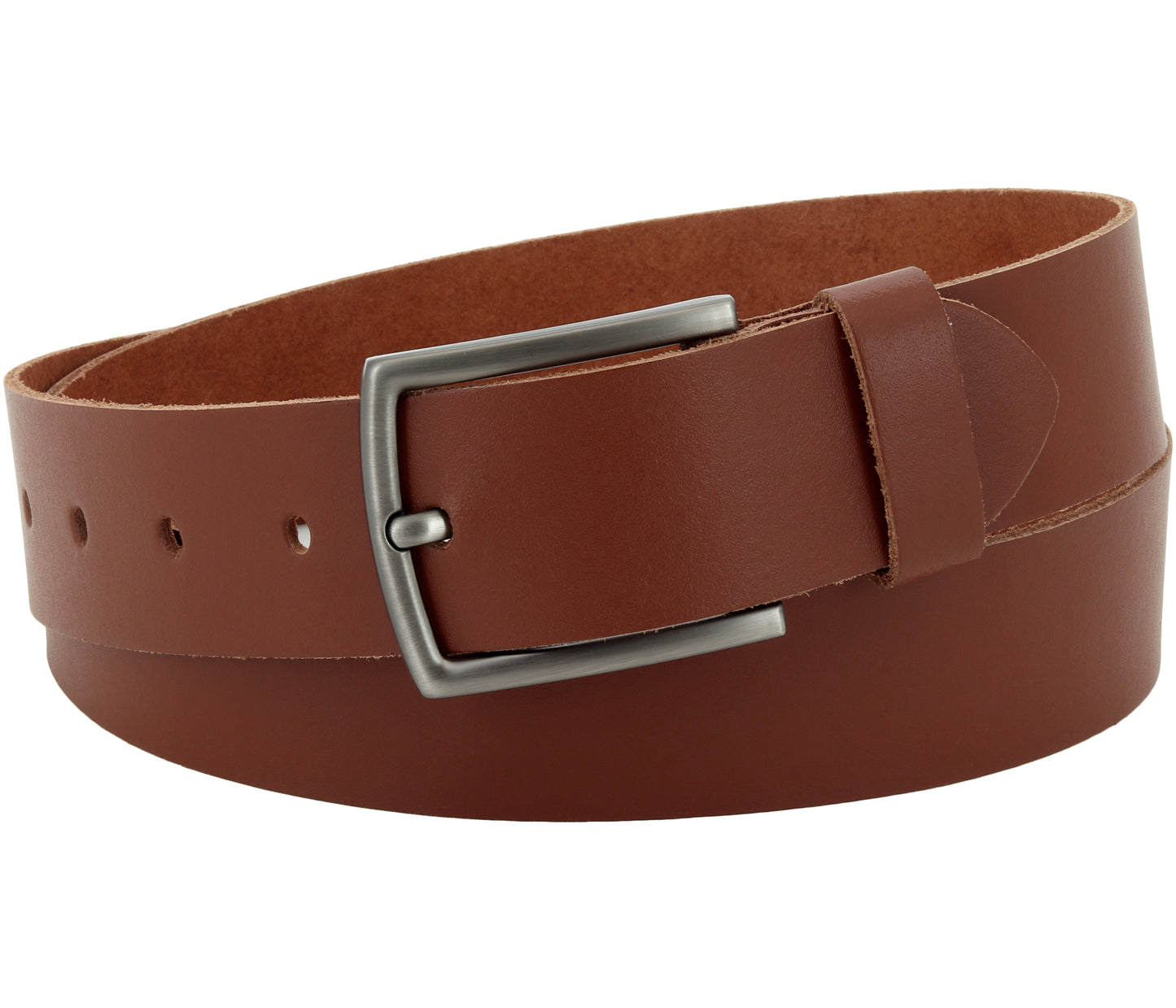 40 mm Gürtel Spaltleder Modell EH519-SL-Hellbraun