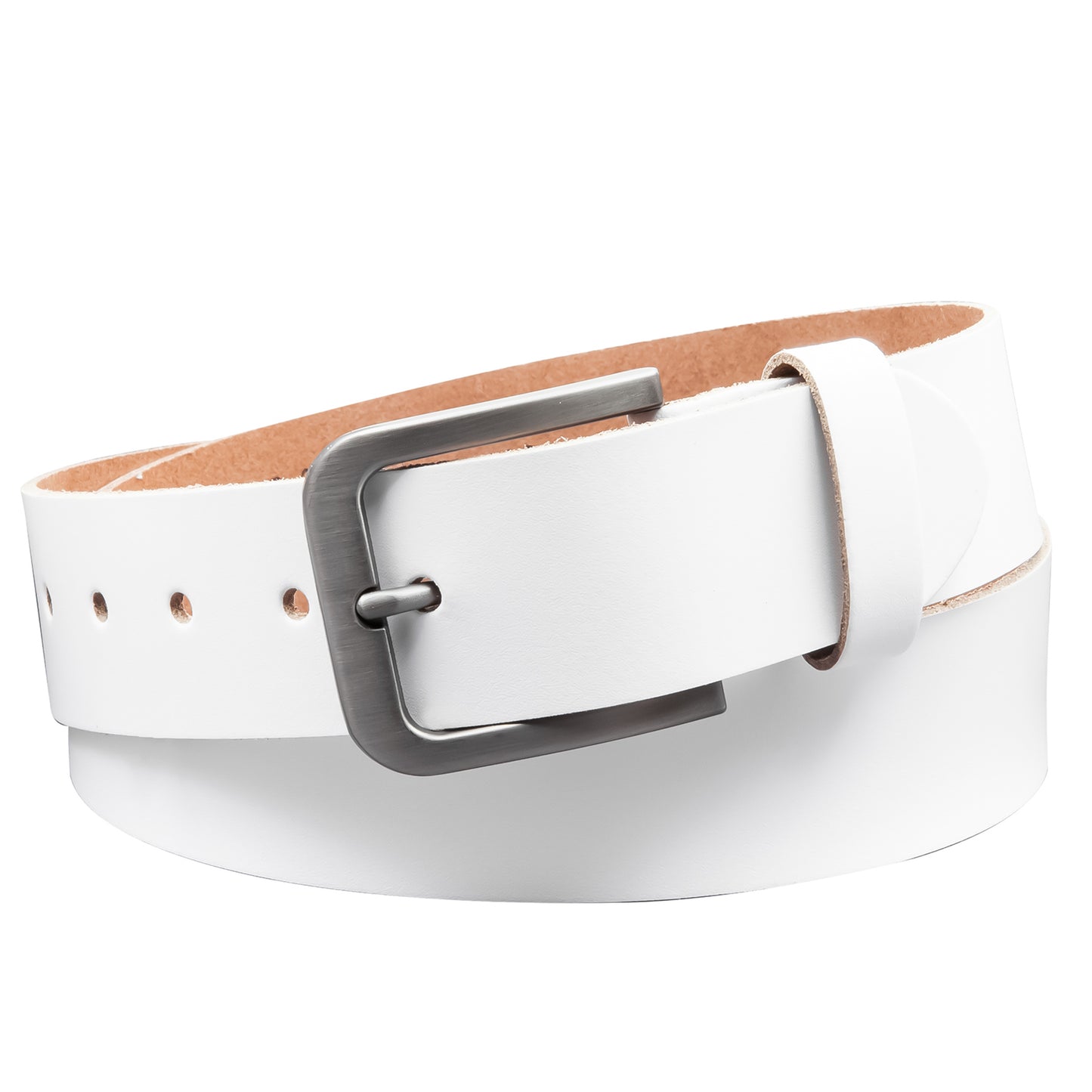 40 mm Gürtel Spaltleder Modell EH520-SL-Weiss