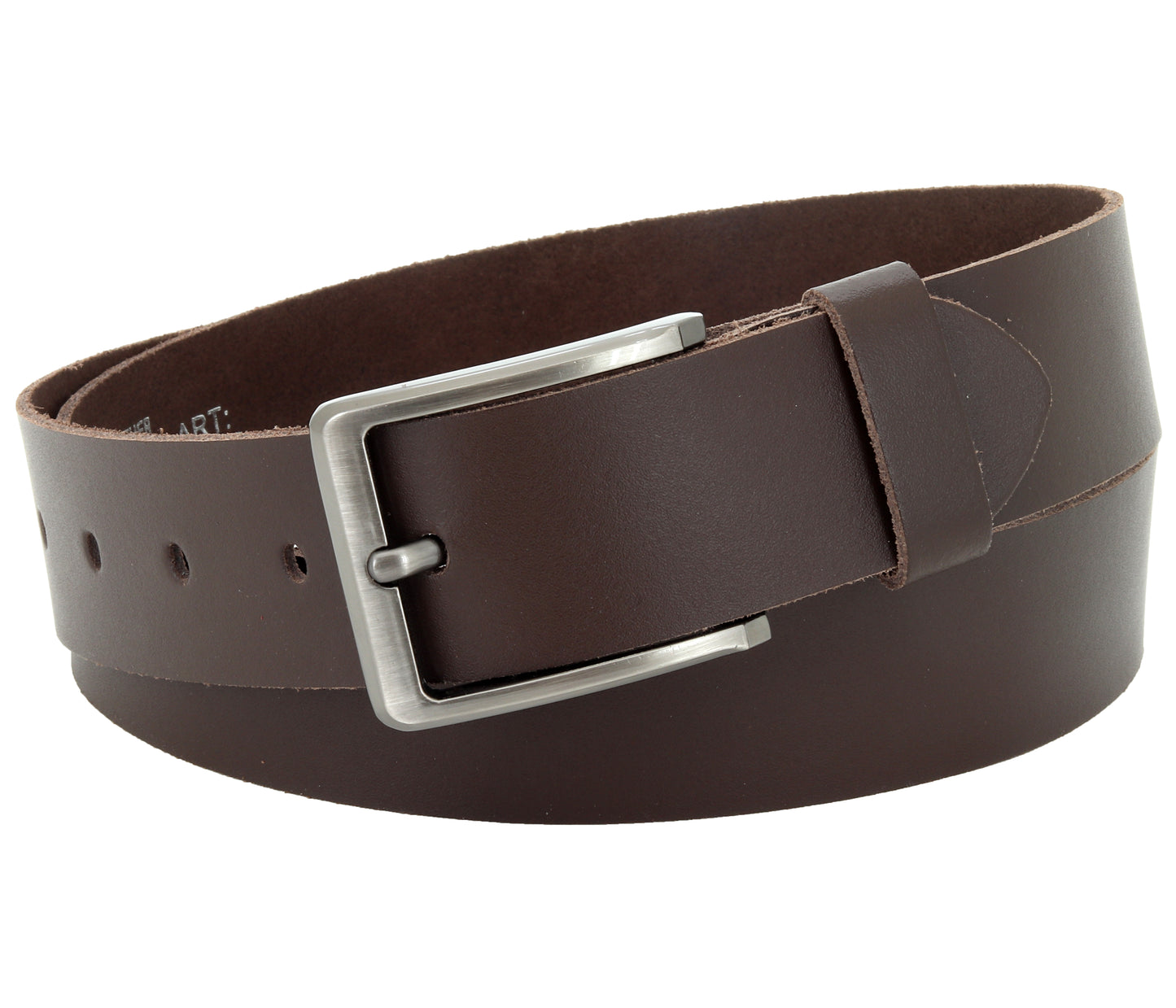 40 mm Gürtel Spaltleder Modell EH521-SL-Dunkelbraun