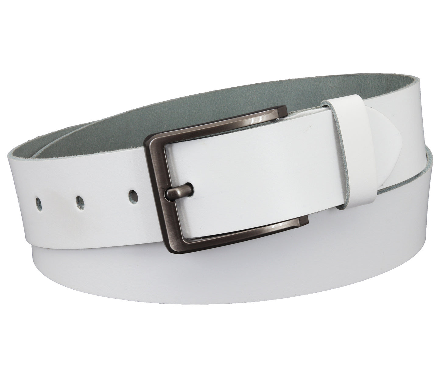 40 mm Gürtel Spaltleder Modell EH521-SL-Weiss