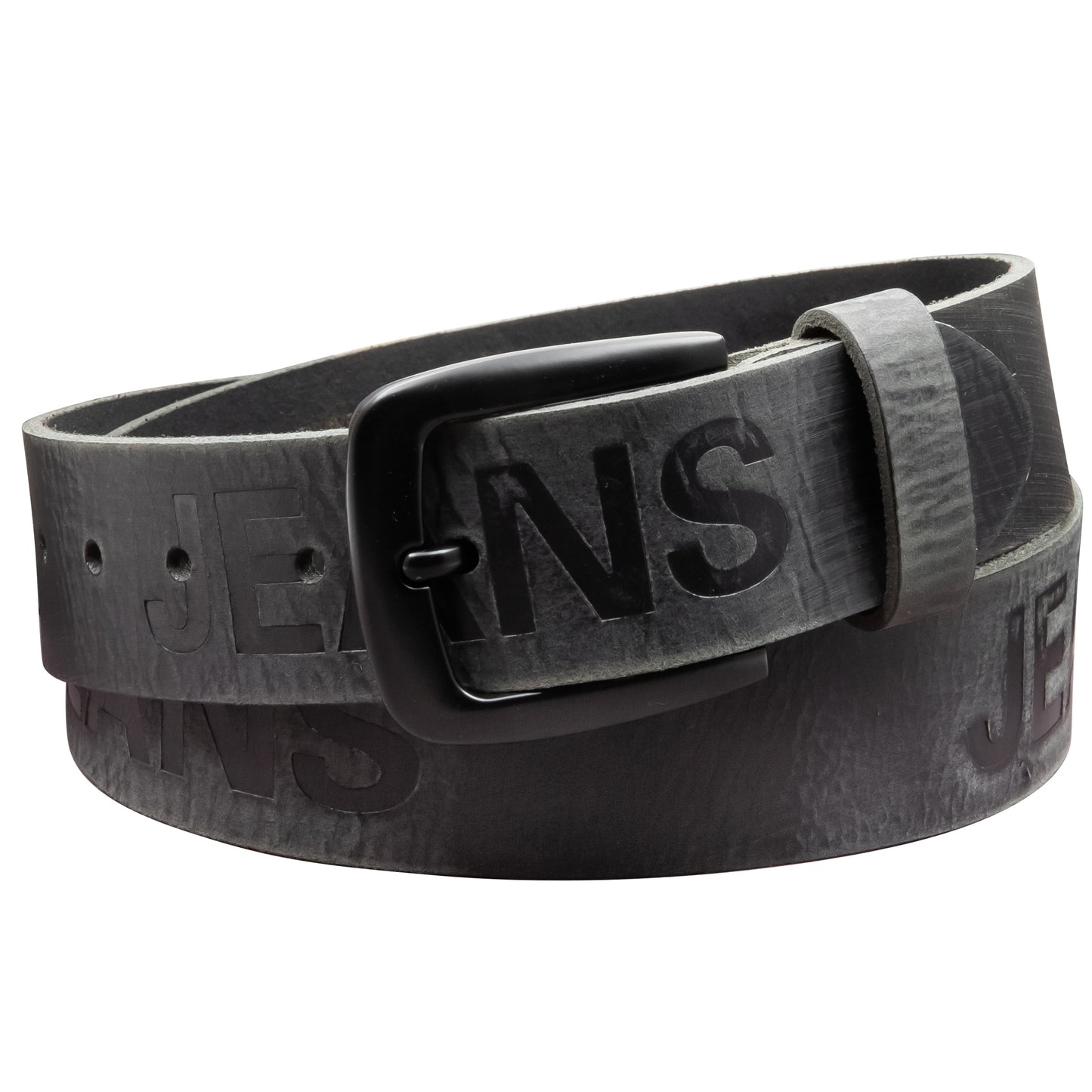 40 mm Gürtel Aufruck Leder Modell EH523-AD-Schwarz