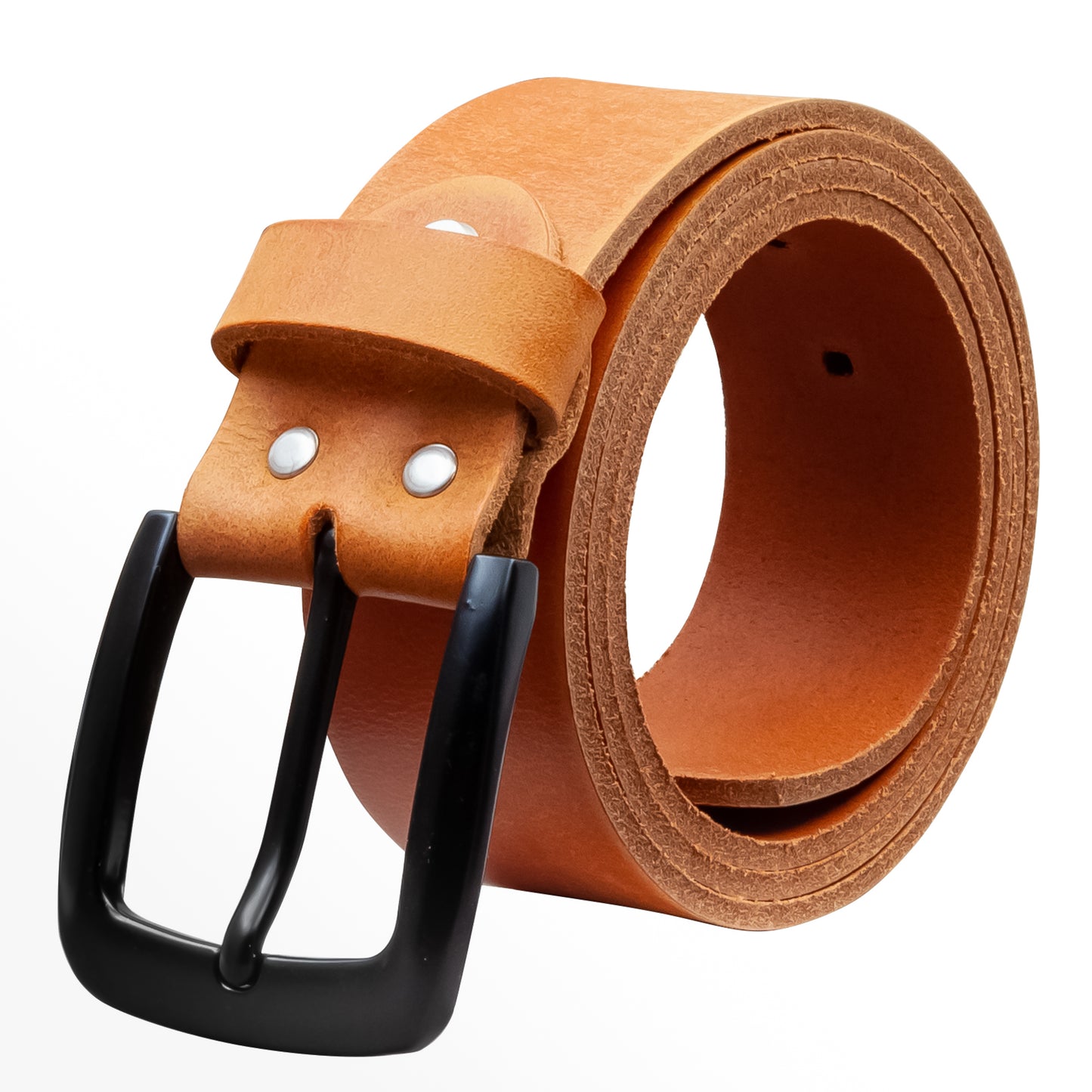 40 mm Gürtel Geschliffenes Leder Modell EH523-GE-Cognac