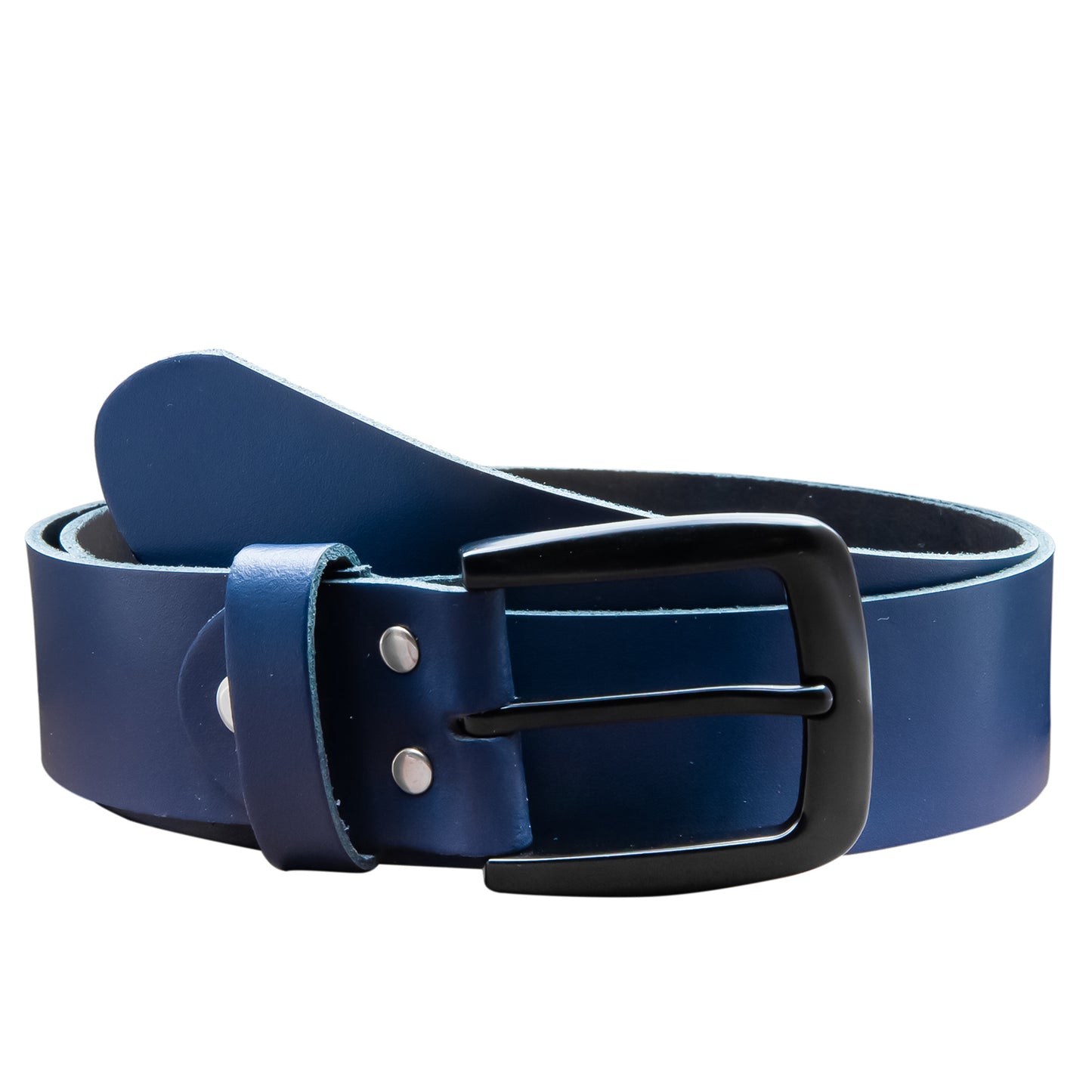 40 mm Gürtel Spaltleder Modell EH523-SL-Dunkelblau