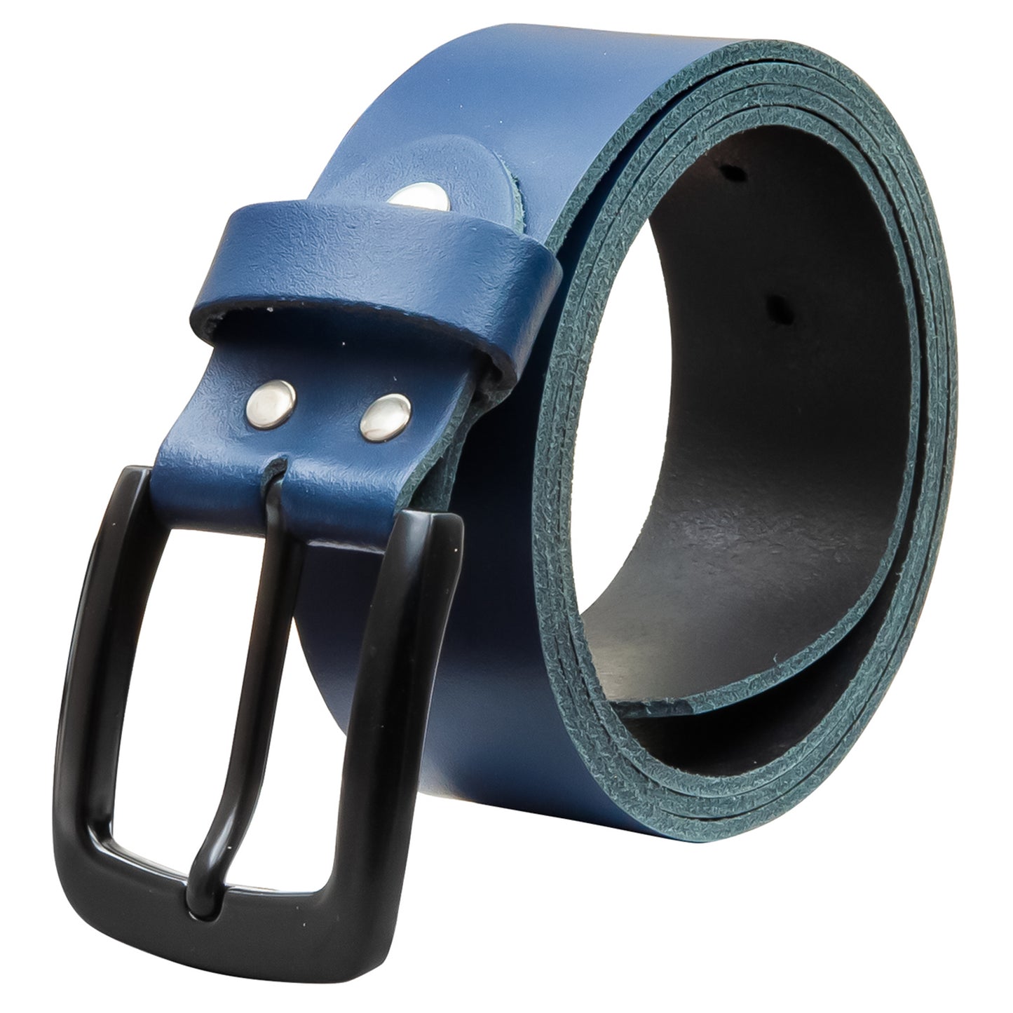 40 mm Gürtel Spaltleder Modell EH523-SL-Dunkelblau