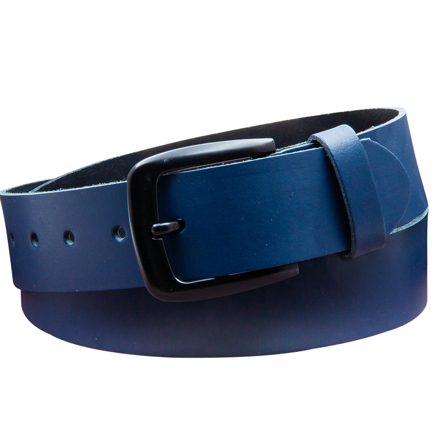 40 mm Gürtel Spaltleder Modell EH523-SL-Dunkelblau