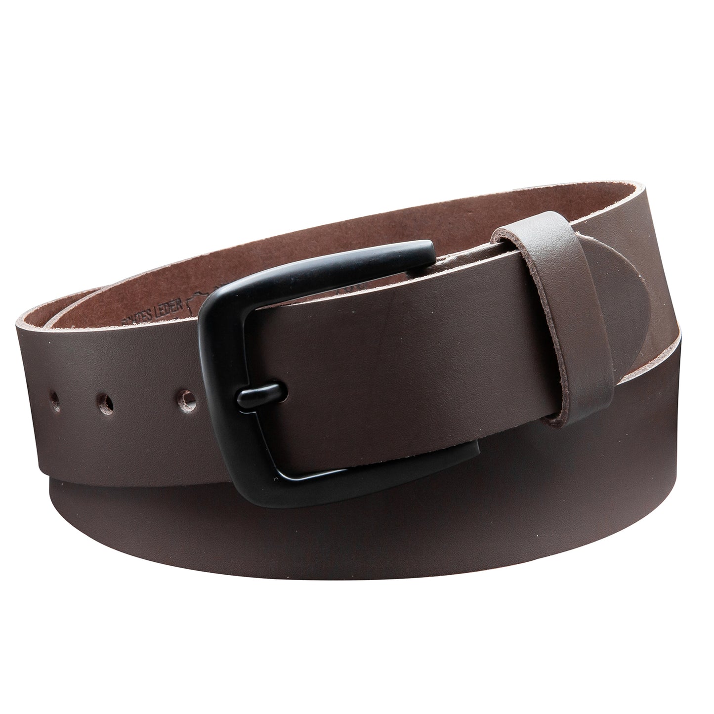 40 mm Gürtel Spaltleder Modell EH523-SL-Dunkelbraun