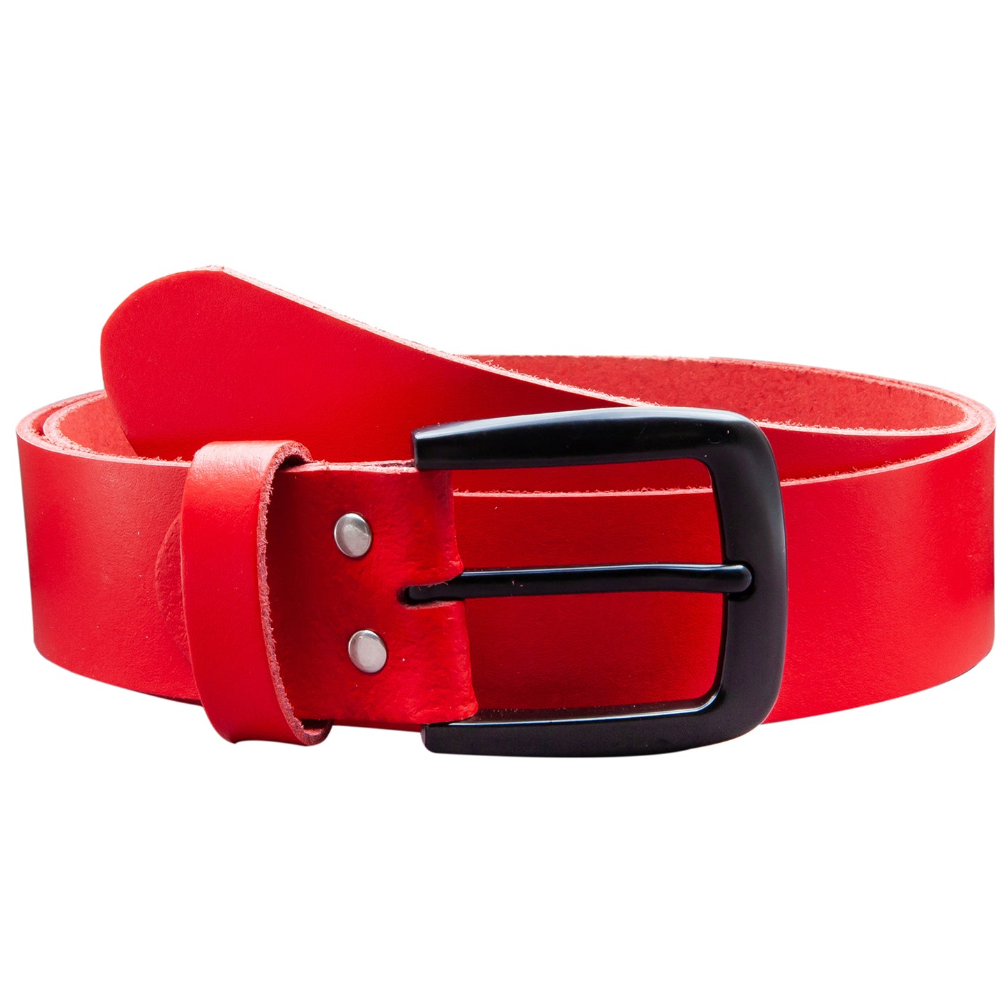 40 mm Gürtel Spaltleder Modell EH523-SL-Rot