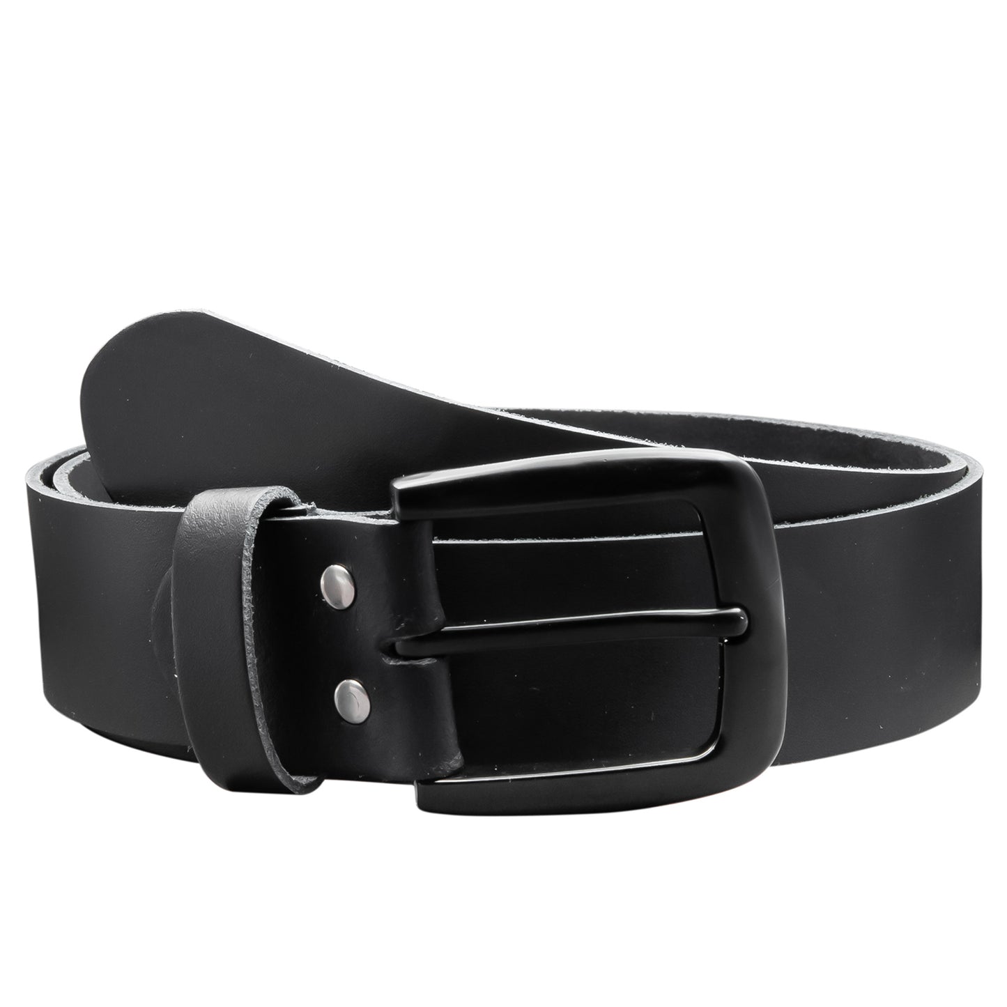 40 mm Gürtel Spaltleder Modell EH523-SL-Schwarz