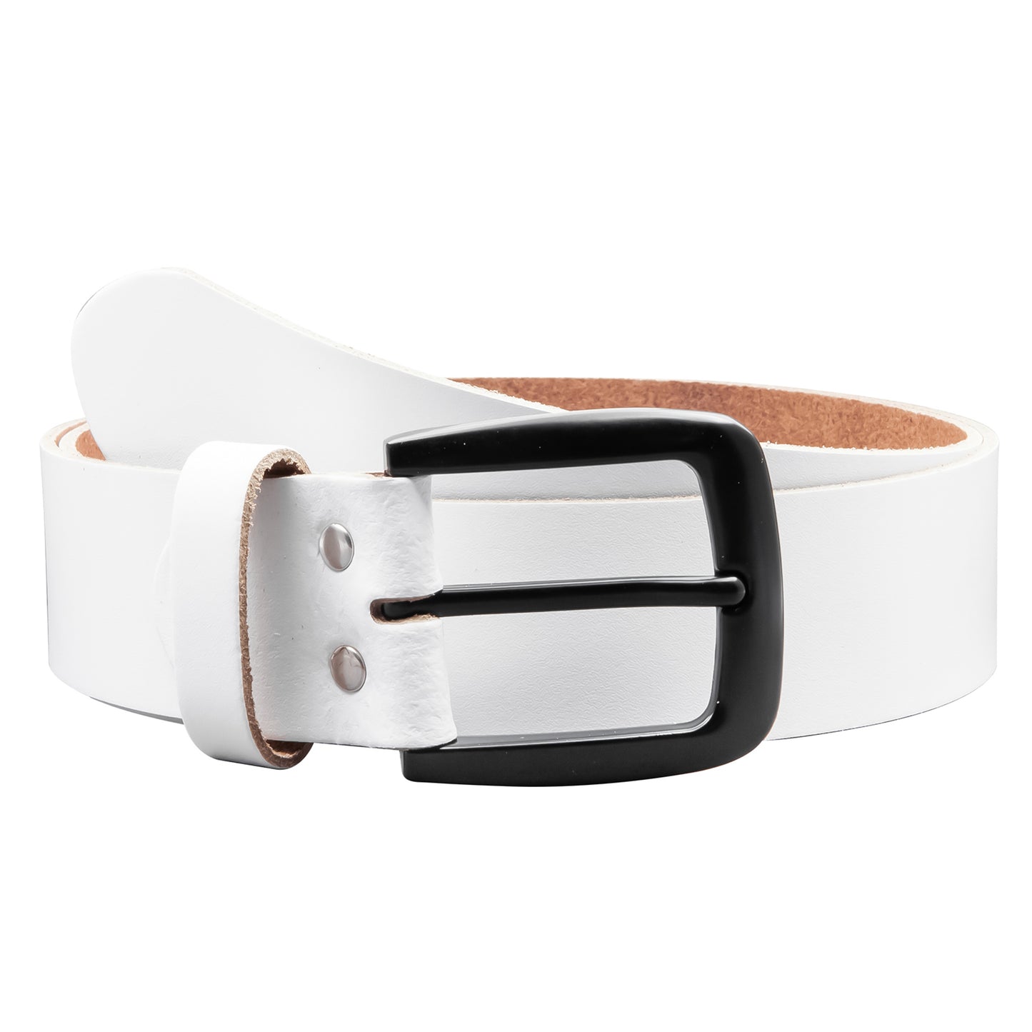 40 mm Gürtel Spaltleder Modell EH523-SL-Weiss