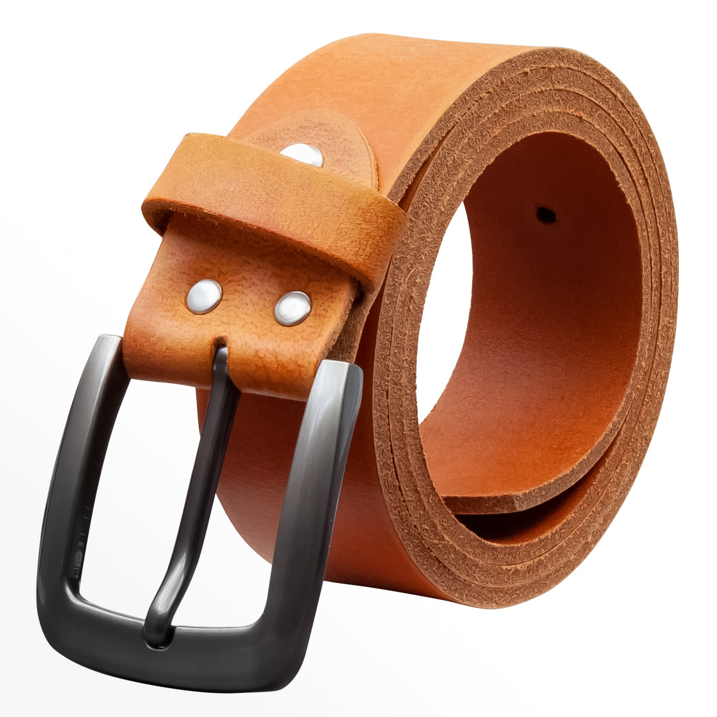 40 mm Gürtel Geschliffenes Leder Modell EH524-GE-Cognac