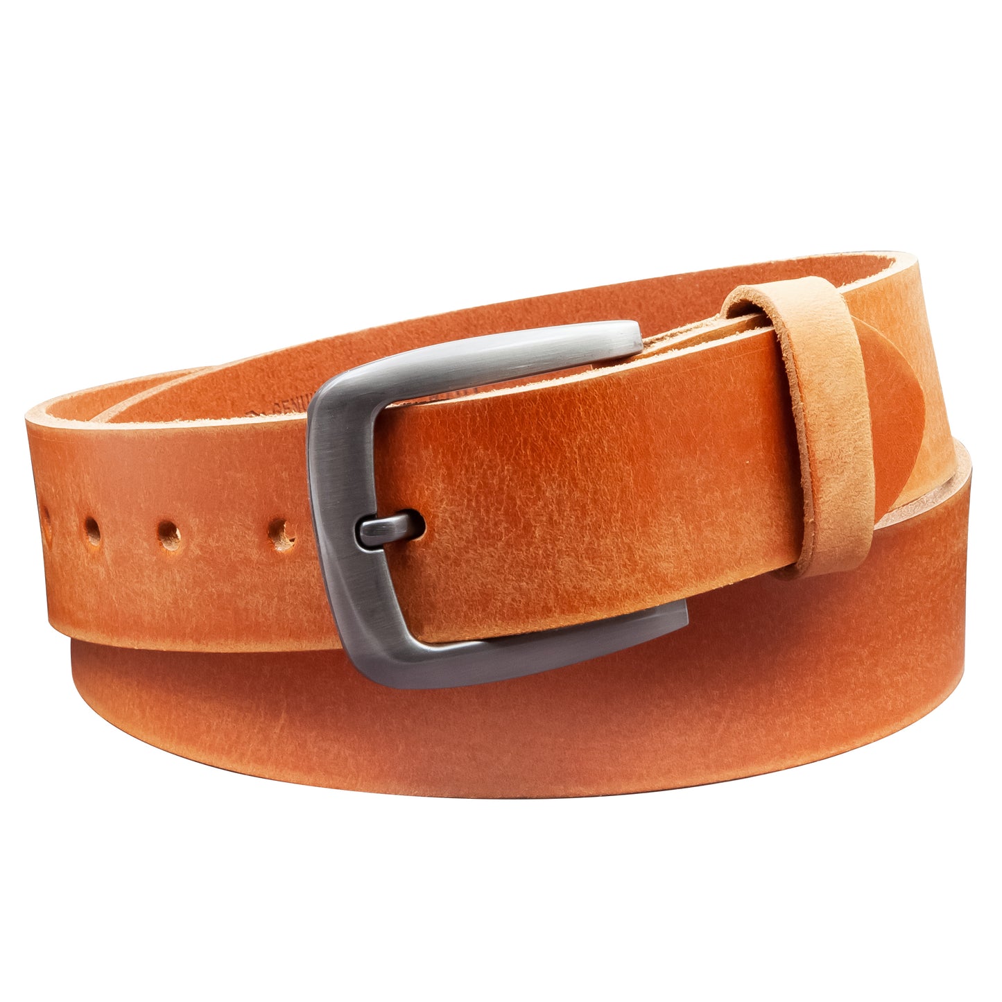 40 mm Gürtel Geschliffenes Leder Modell EH524-GE-Cognac