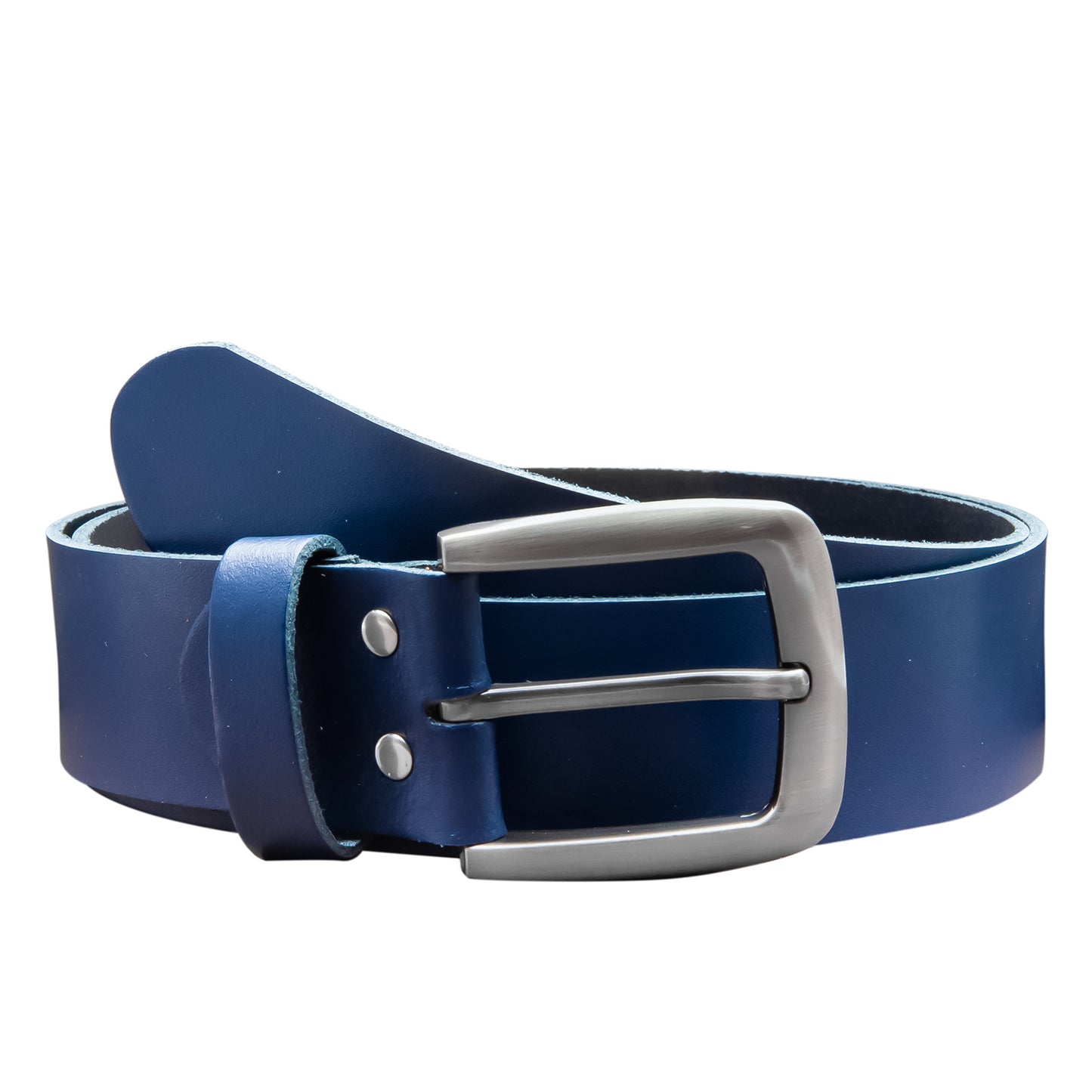 40 mm Gürtel Spaltleder Modell EH524-SL-Dunkelblau