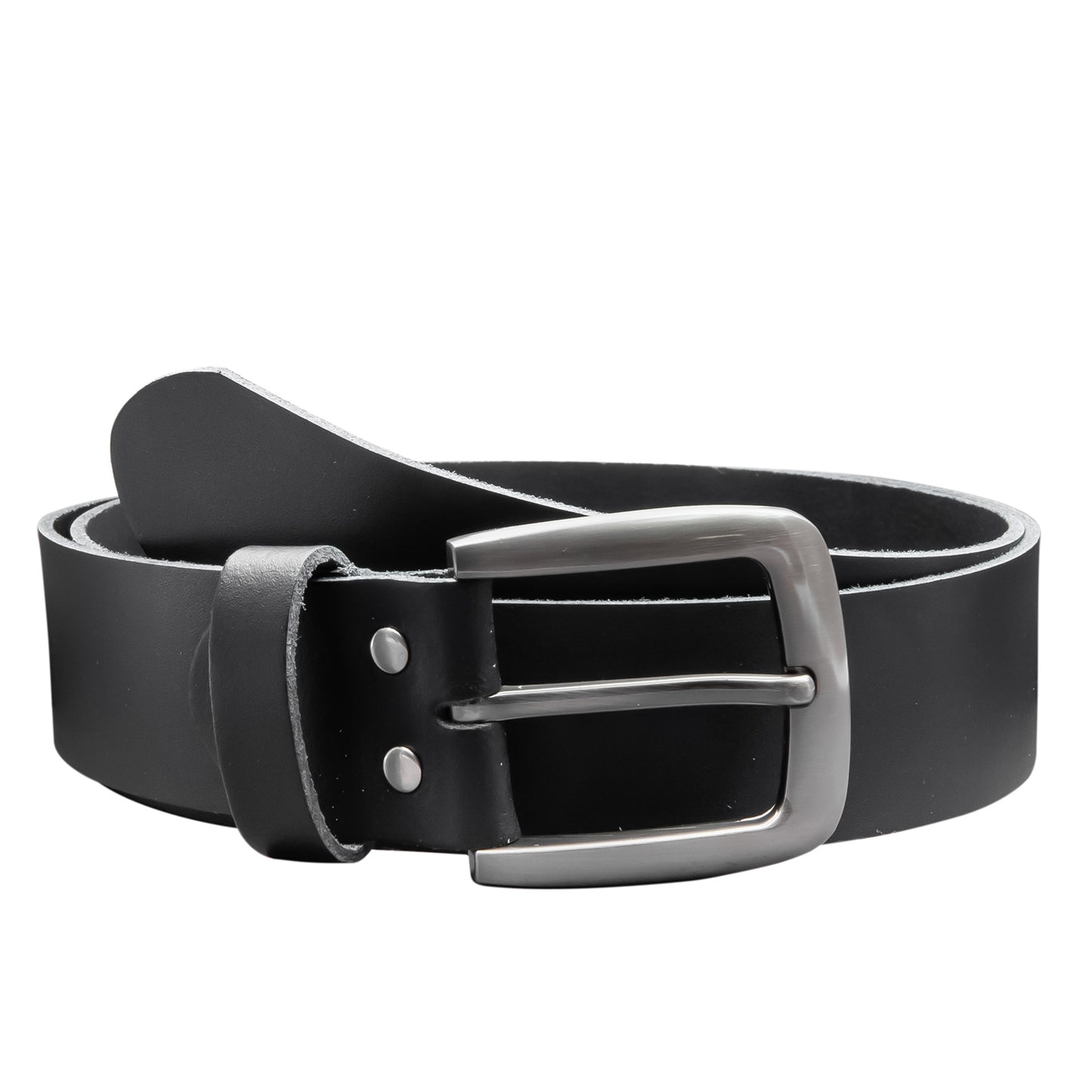 40 mm Gürtel Spaltleder Modell EH524-SL-Schwarz