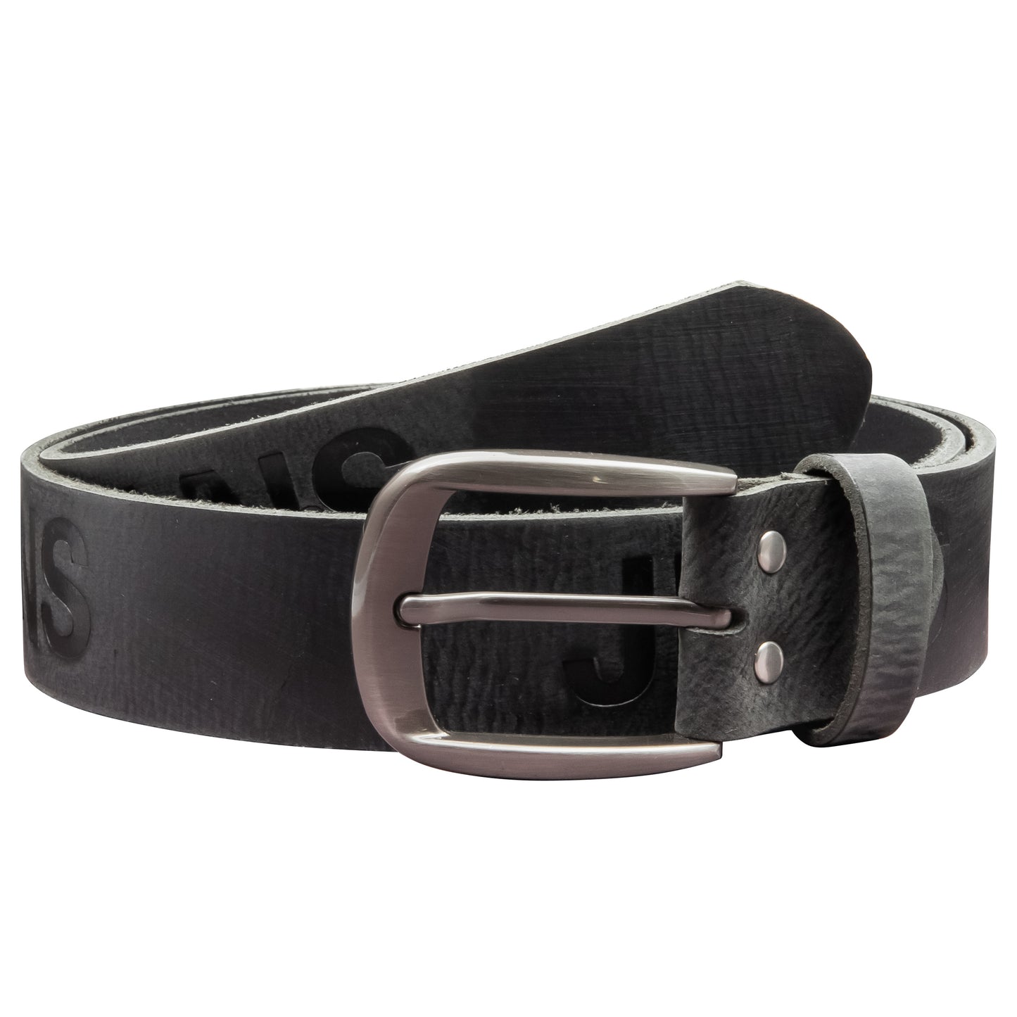 40 mm Gürtel Aufruck Leder Modell EH525-AD-Schwarz