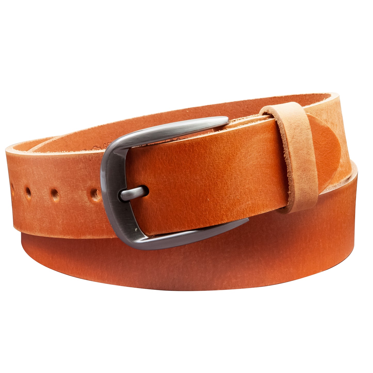 40 mm Gürtel Geschliffenes Leder Modell EH525-GE-Cognac
