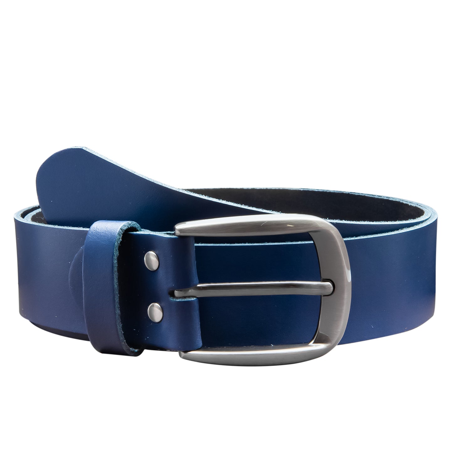 40 mm Gürtel Spaltleder Modell EH525-SL-Dunkelblau