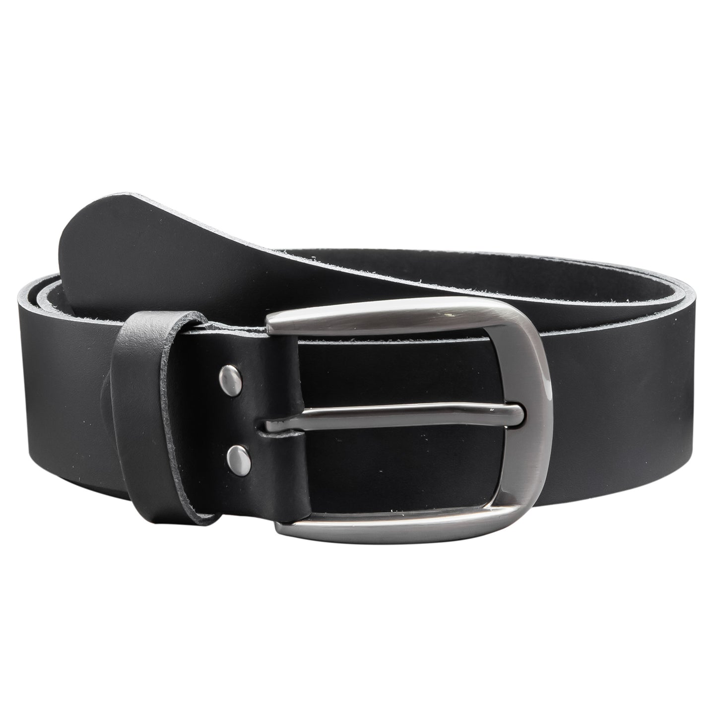 40 mm Gürtel Spaltleder Modell EH525-SL-Schwarz