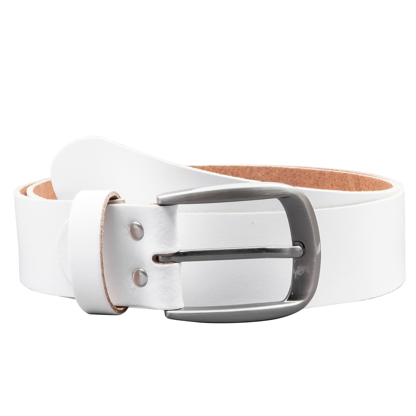 40 mm Gürtel Spaltleder Modell EH525-SL-Weiss