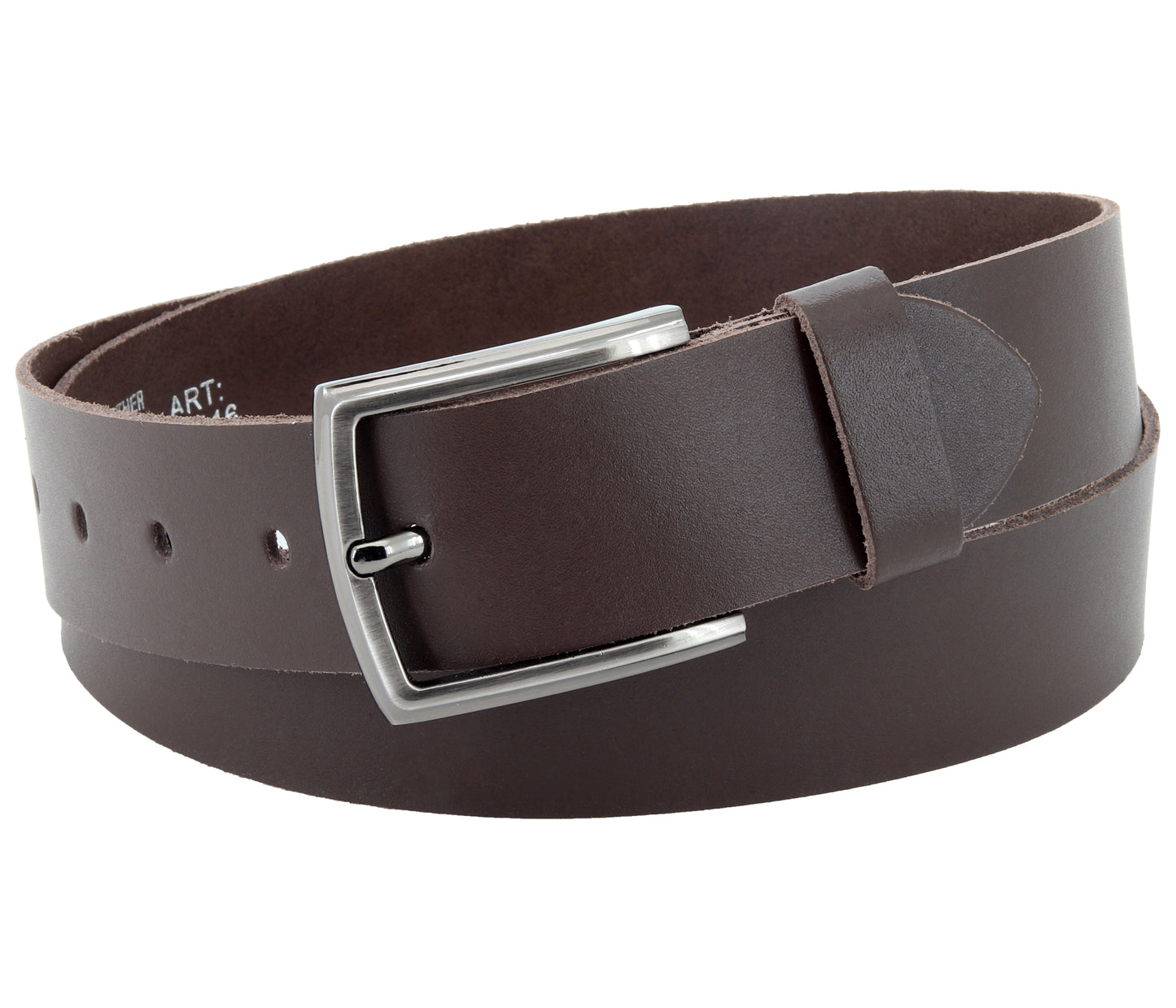 40 mm Gürtel Spaltleder Modell EH526-SL-Dunkelbraun