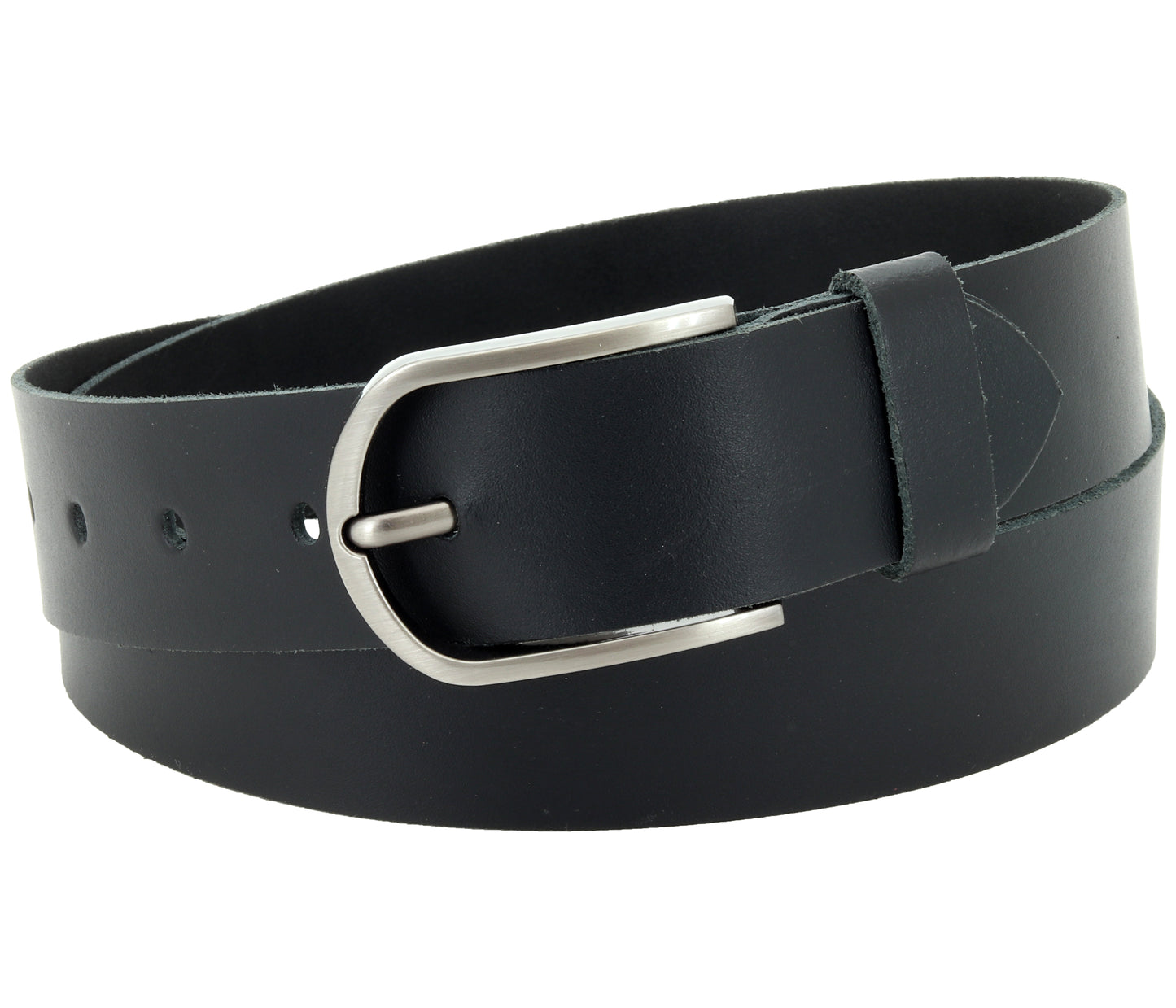 40 mm Gürtel Spaltleder Modell EH527-SL-Schwarz