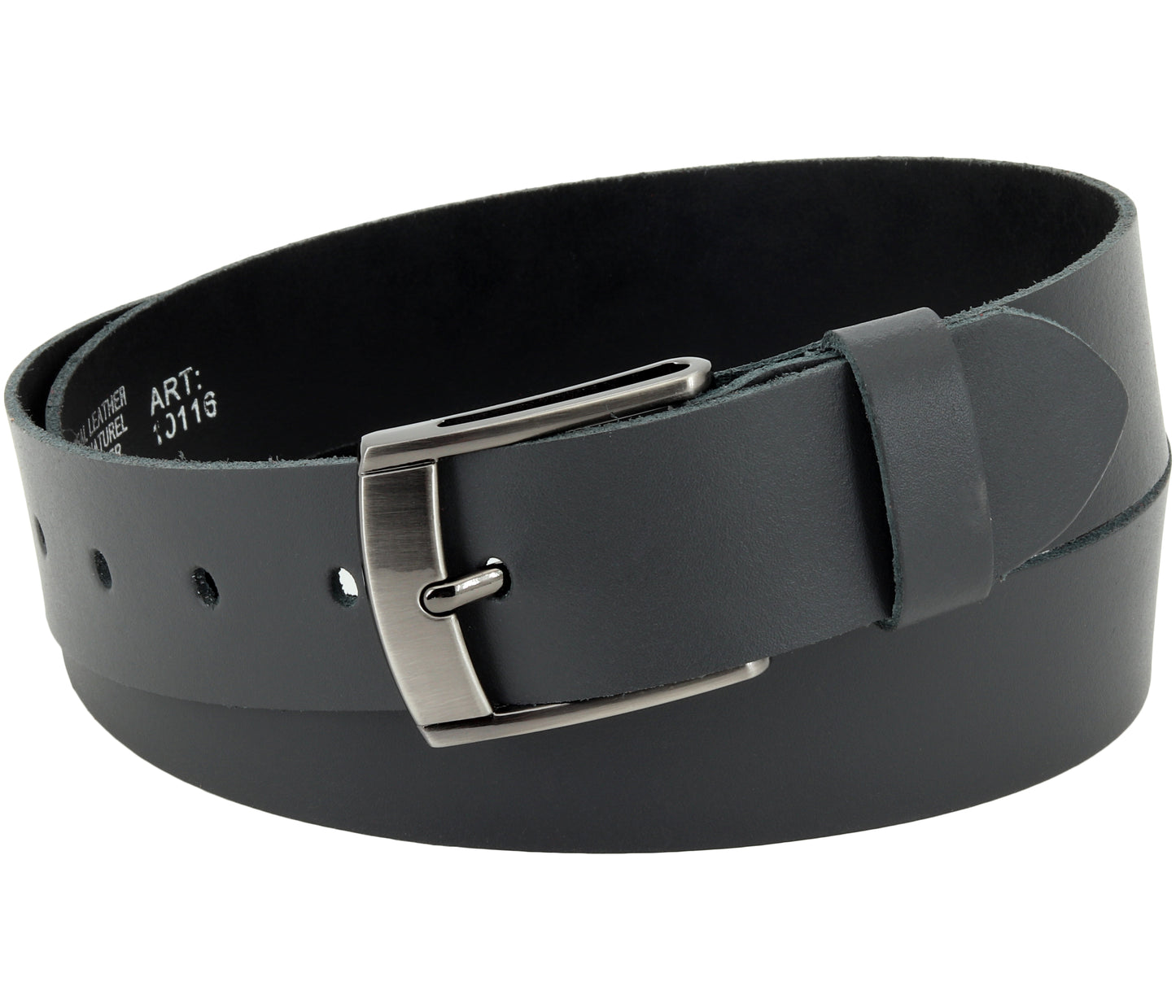 40 mm Gürtel Spaltleder Modell EH531-SL-Grau