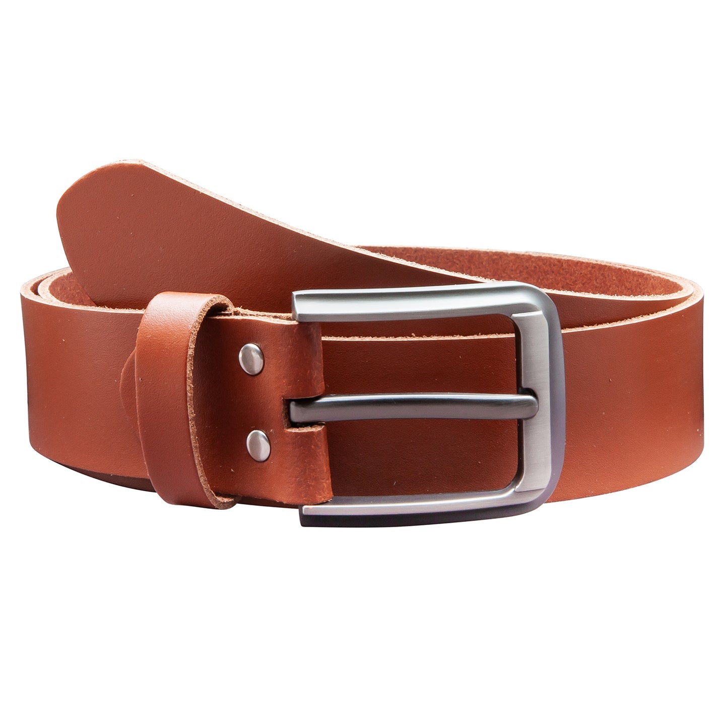 40 mm Gürtel Spaltleder Modell EH55-SL-Cognac