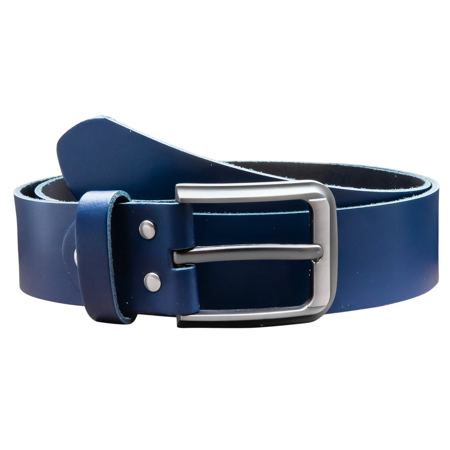 40 mm Gürtel Spaltleder Modell EH55-SL-Dunkelblau