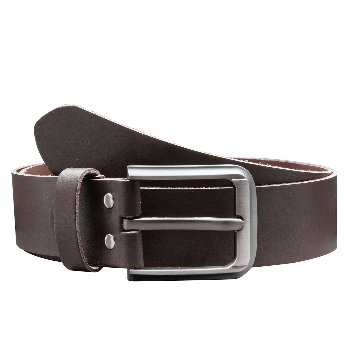 40 mm Gürtel Spaltleder Modell EH55-SL-Dunkelbraun