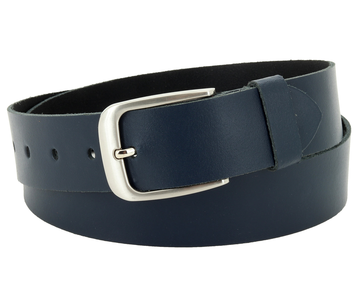 40 mm Gürtel Spaltleder Modell EH551-SL-Dunkelblau