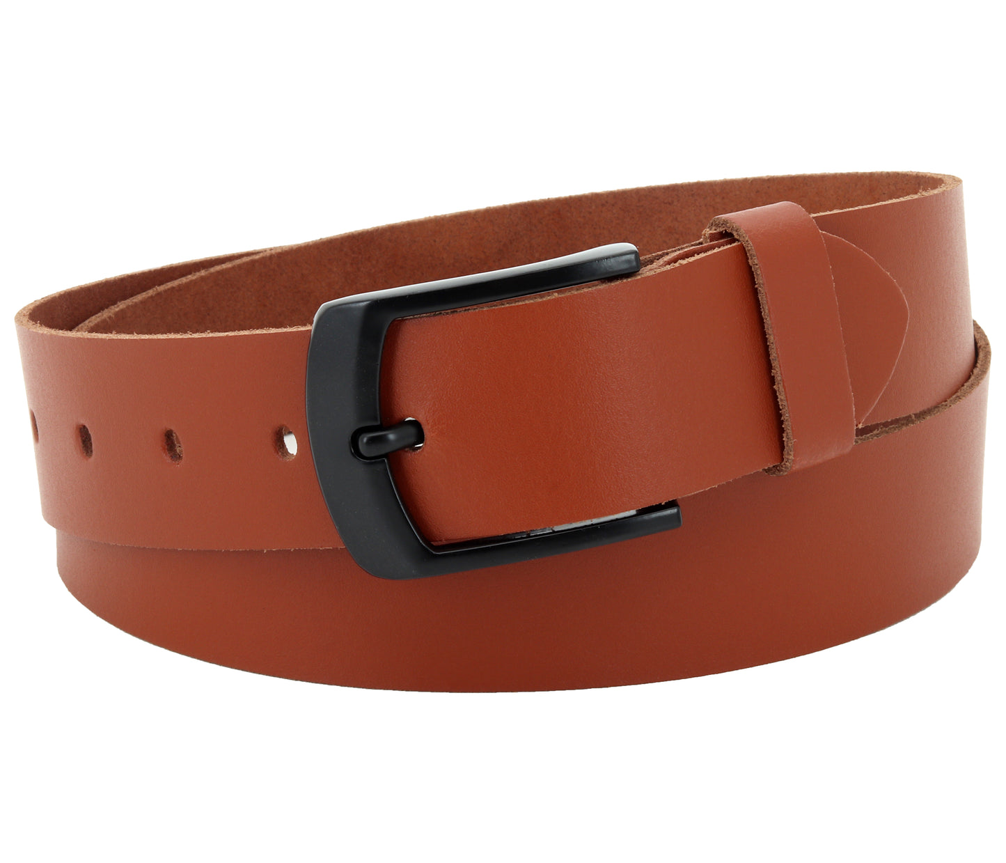 40 mm Gürtel Spaltleder Modell EH558-SL-Cognac