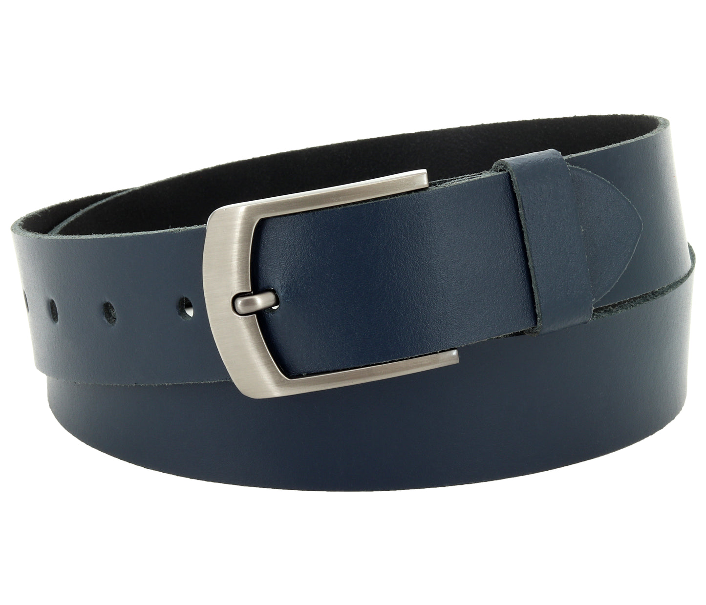 40 mm Gürtel Spaltleder Modell EH559-SL-Dunkelblau