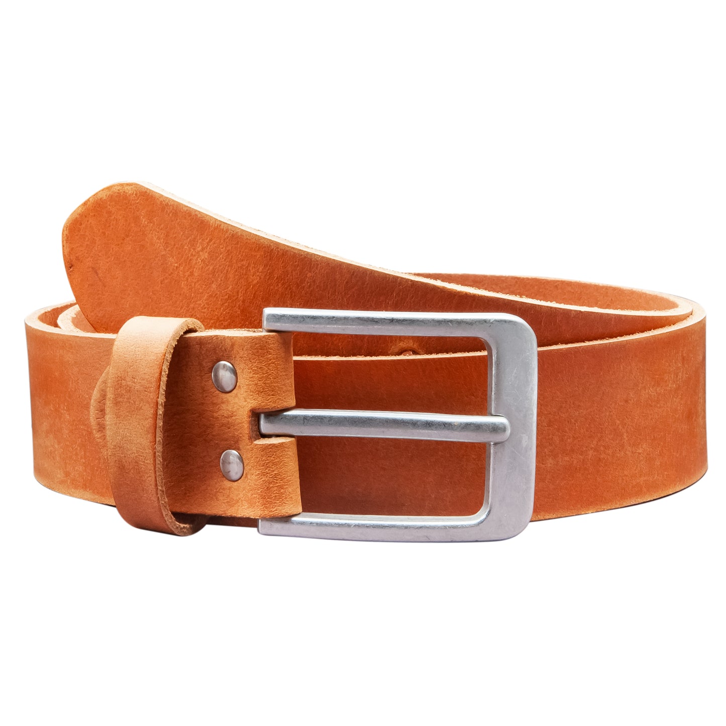 40 mm Gürtel Geschliffenes Leder Modell EH56-GE-Cognac